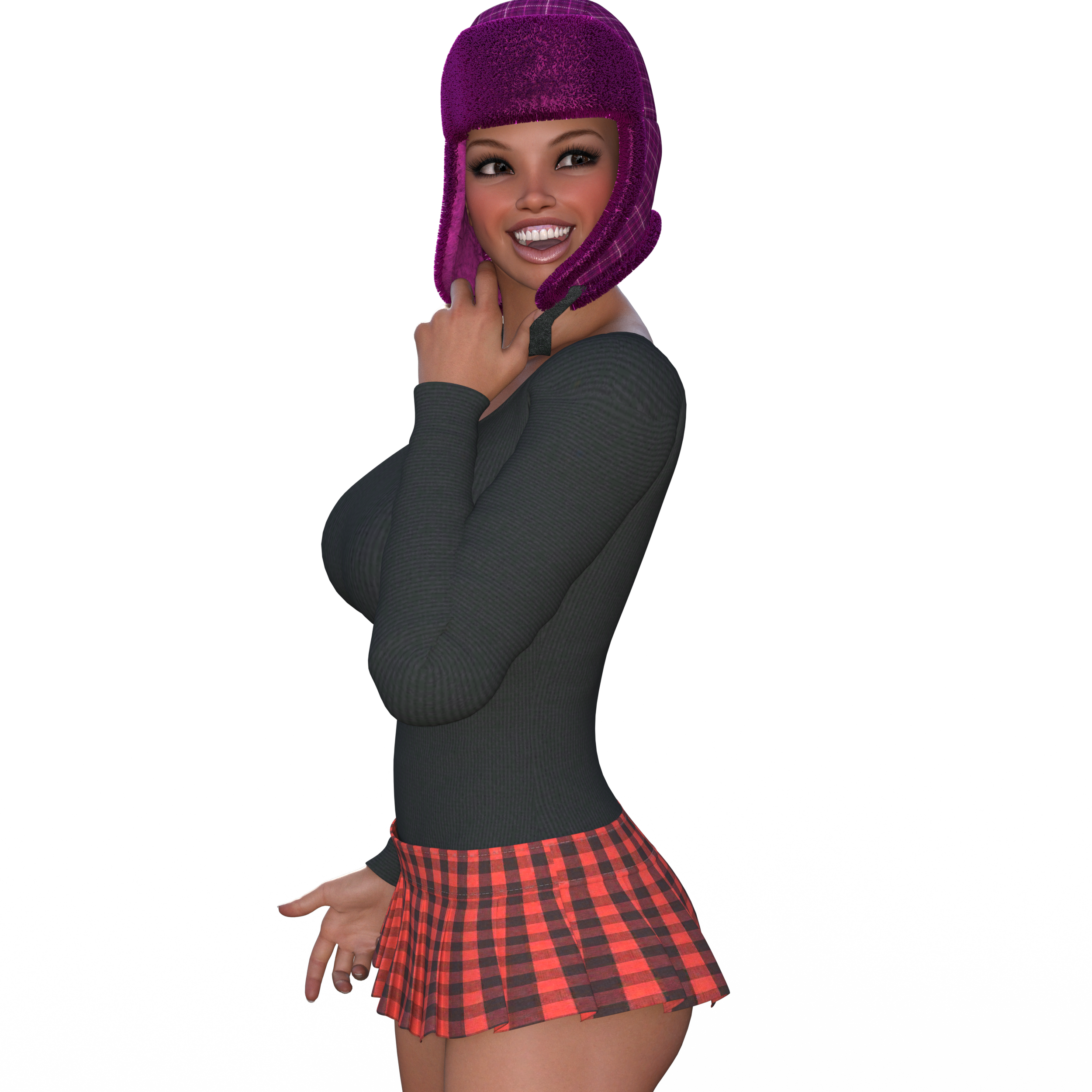 Maria video game character from Cadulium.