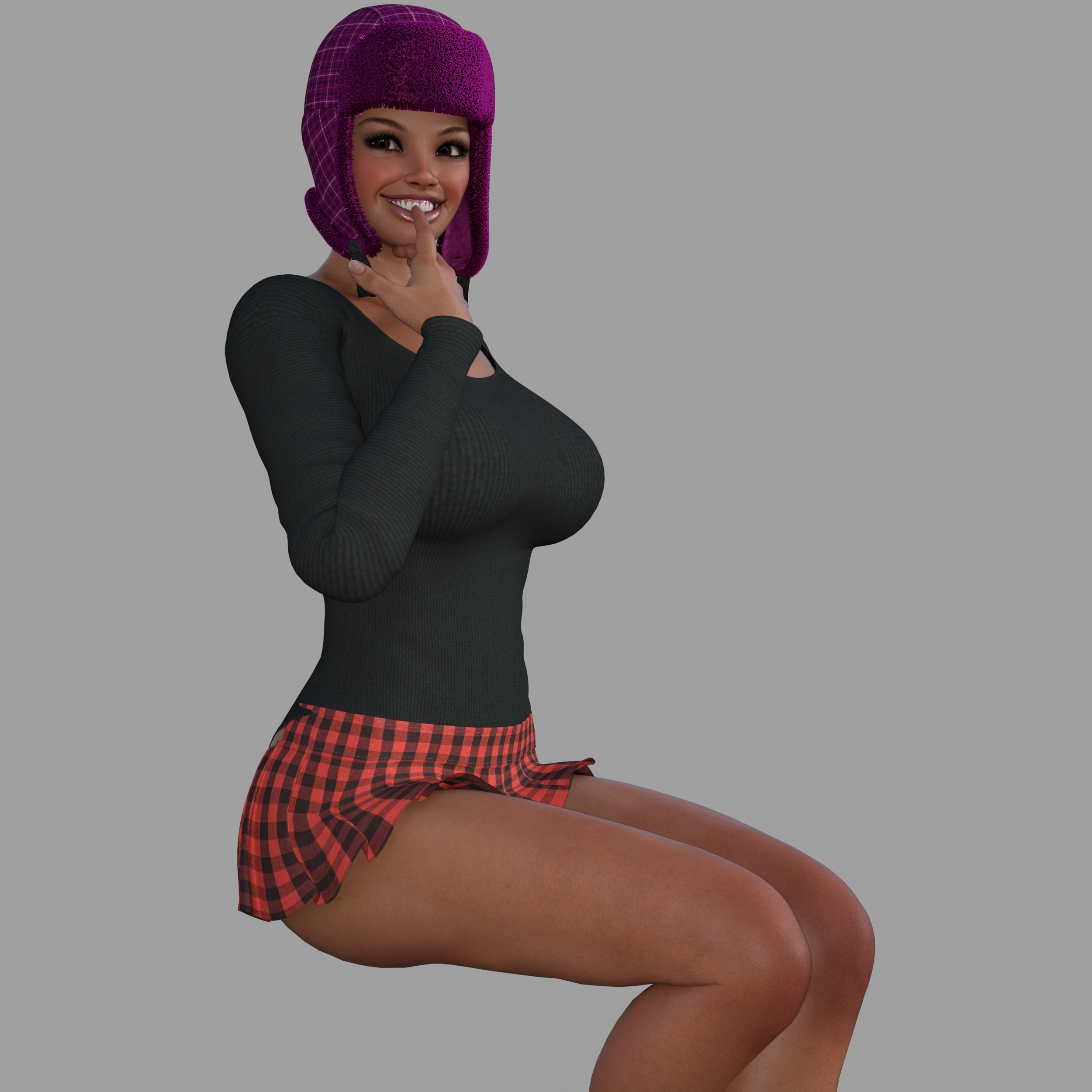 Maria video game character from Cadulium.