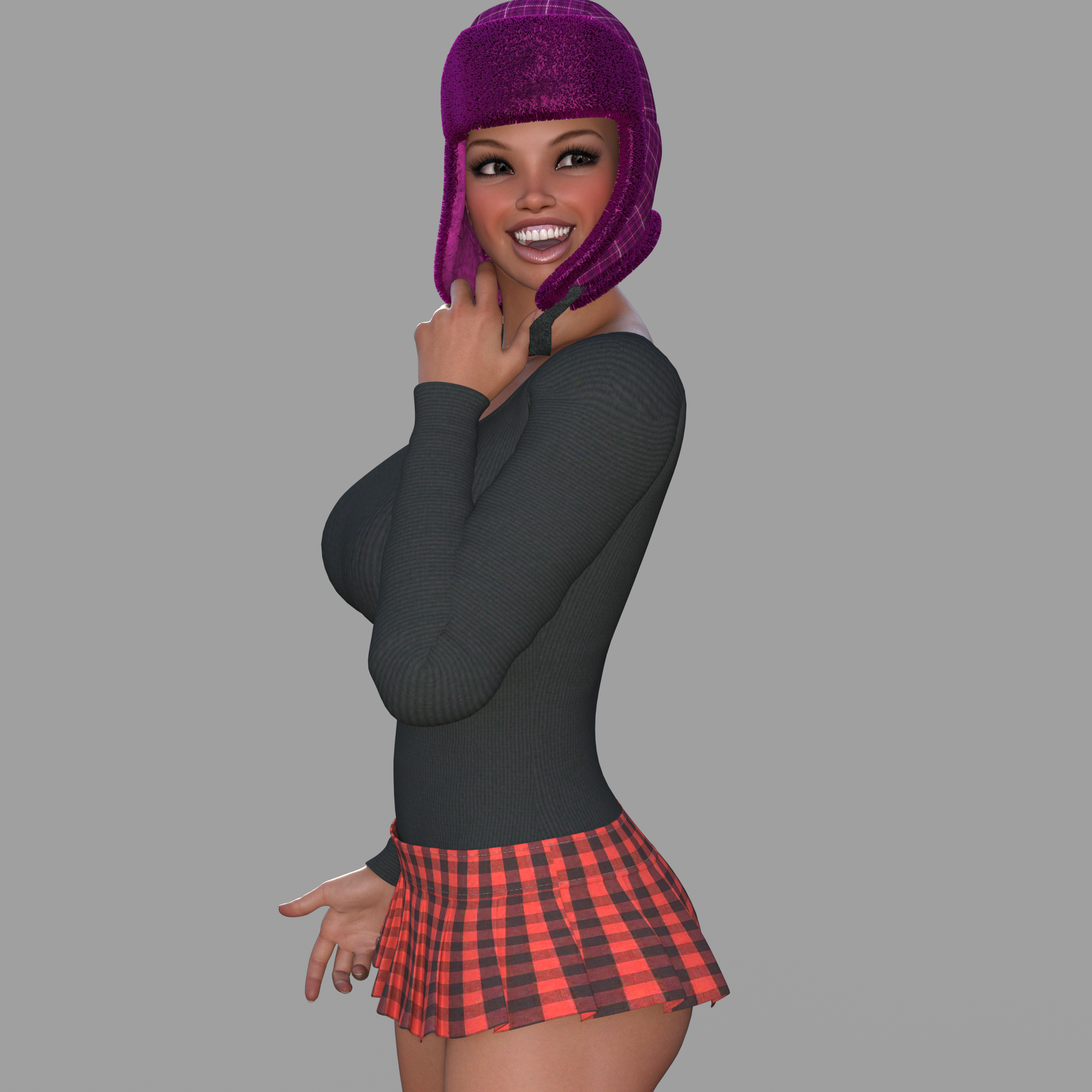 Maria video game character from Cadulium.