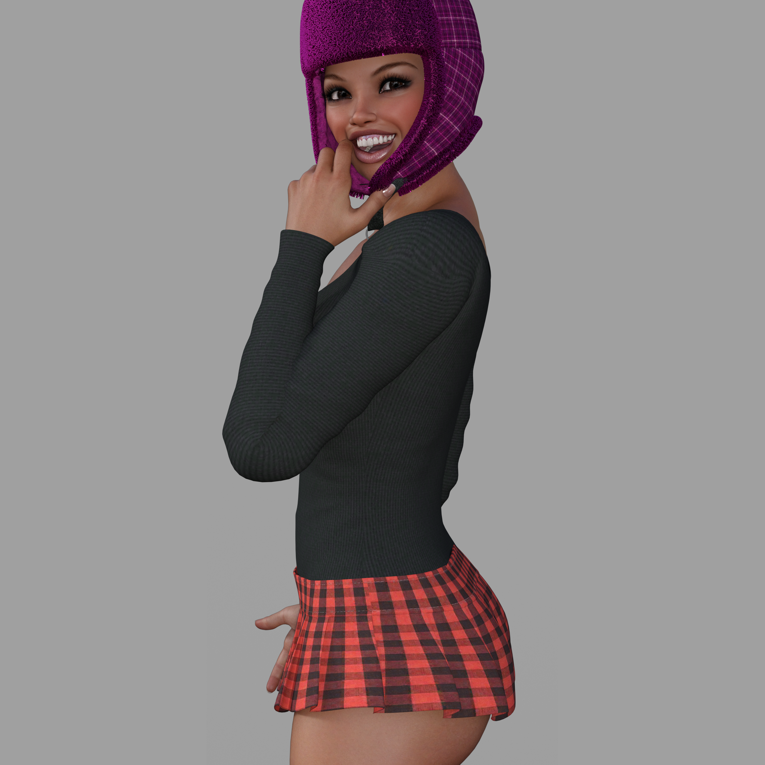 Maria video game character from Cadulium.