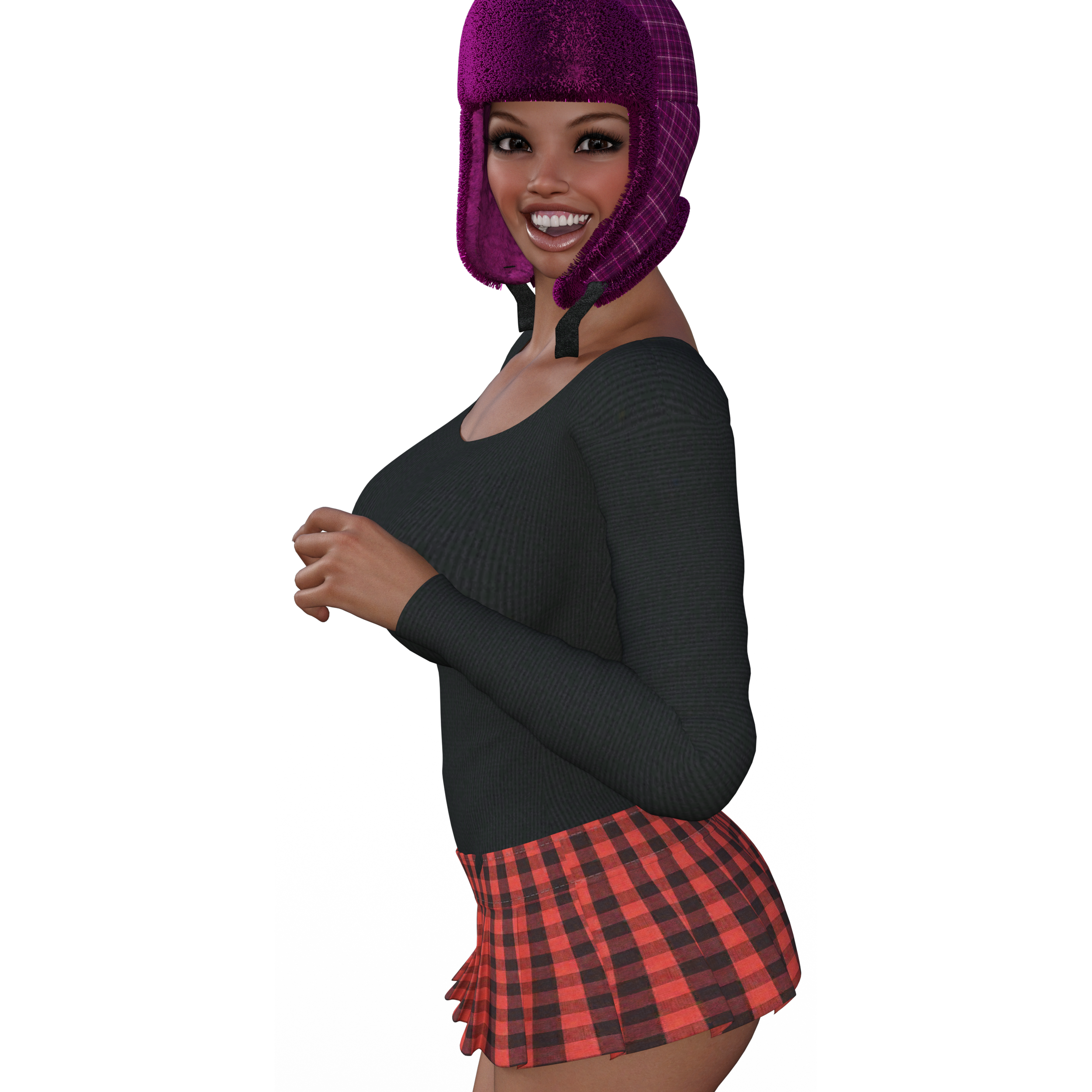 Maria video game character from Cadulium.