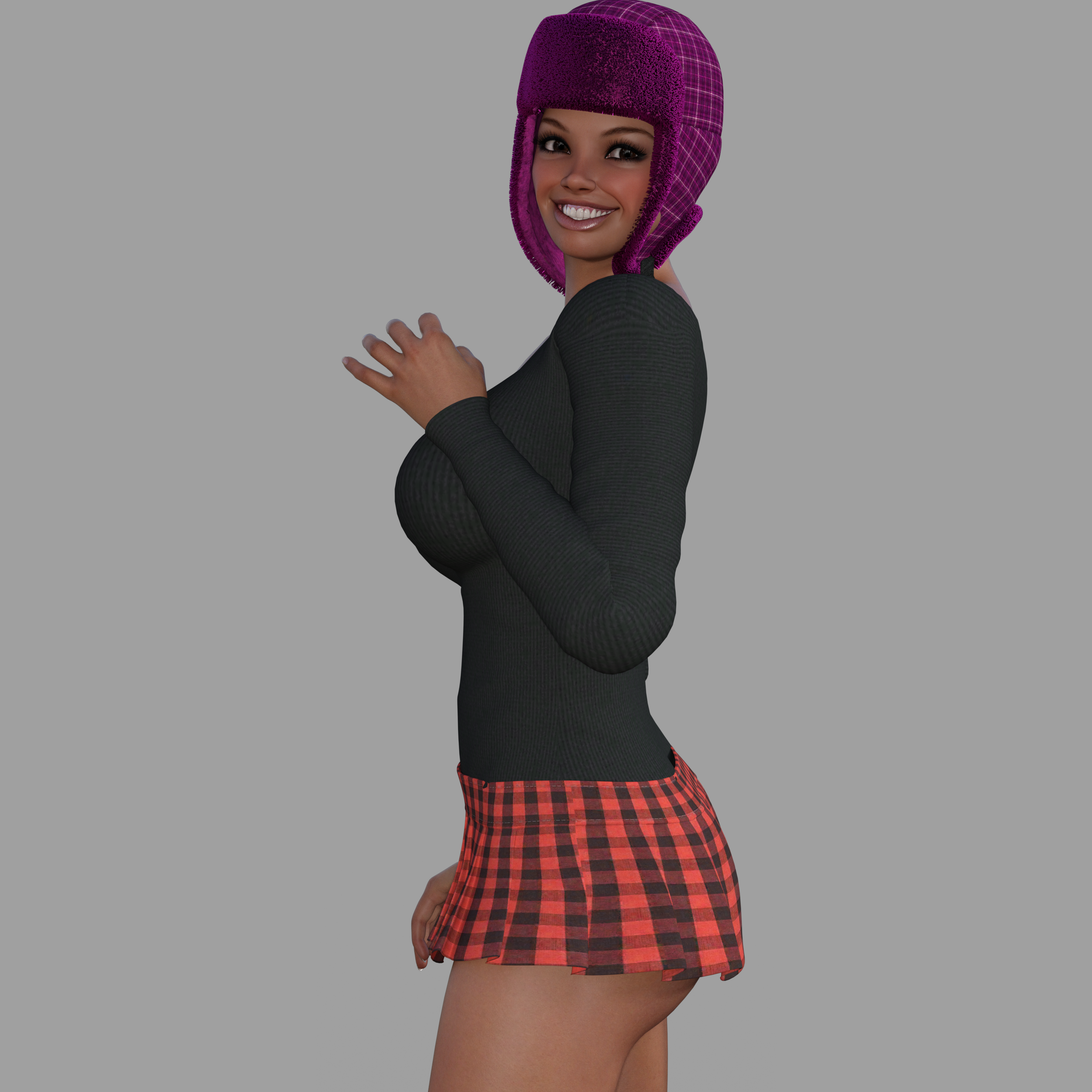 Maria video game character from Cadulium.