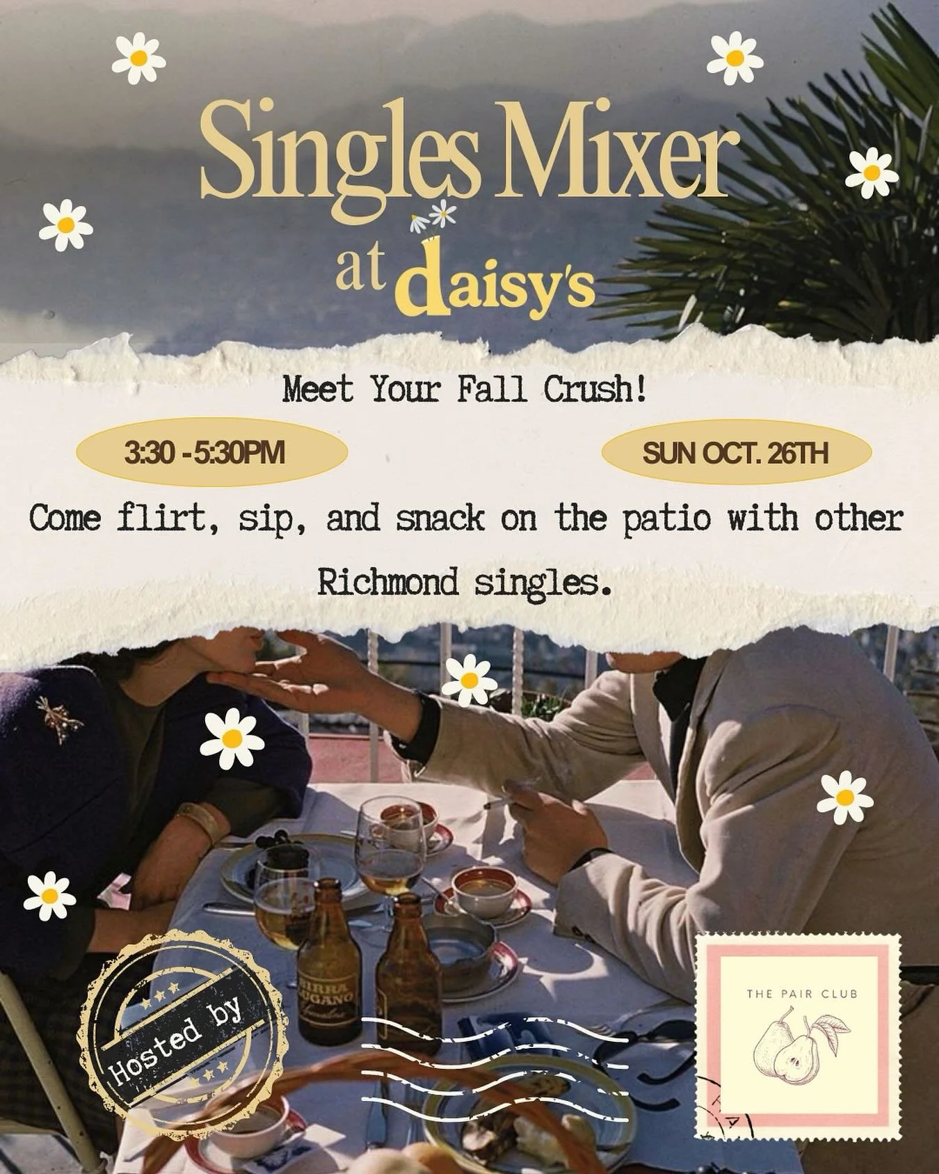 We had so much fun at our last paddle event, and honestly&hellip; we just couldn&rsquo;t get enough of Daisy&rsquo;s. 😍

This time, we&rsquo;re taking over the patio in the daylight ✨think river views, delicious drinks, snacks and maybe your next cr