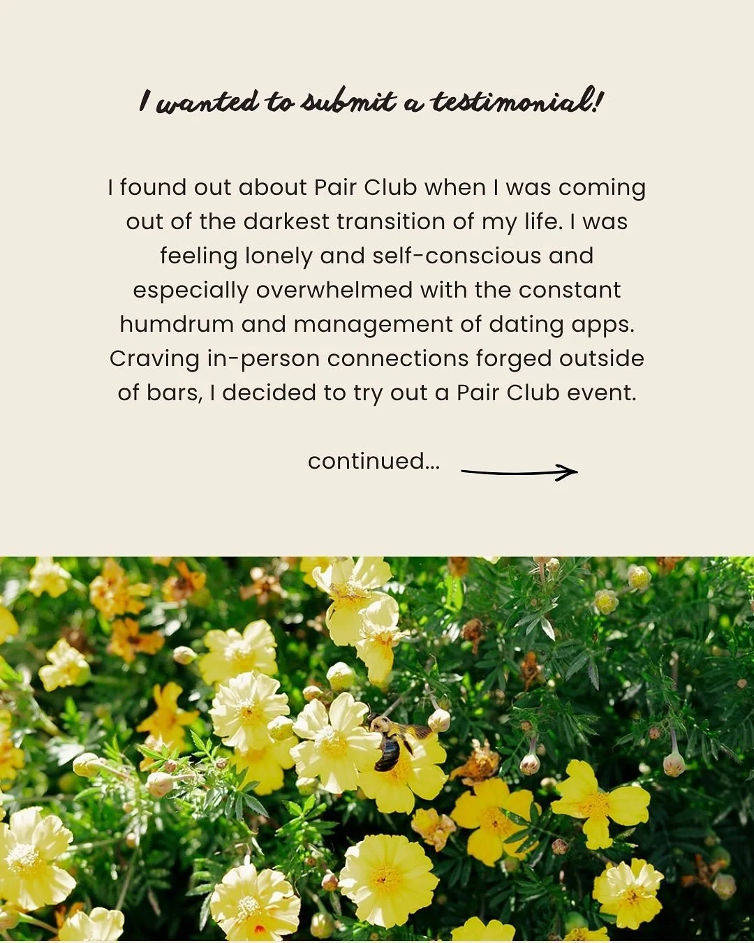 💌 I love your love notes to me! they keep me going!

Doing something new is scary. Tackling something as complex, tender, and personal as love? Even scarier. But I truly believe that when your heart&rsquo;s in the right place, and you&rsquo;re willi