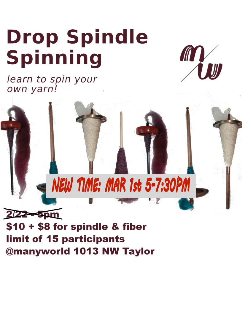 Drop Spindle Workshop