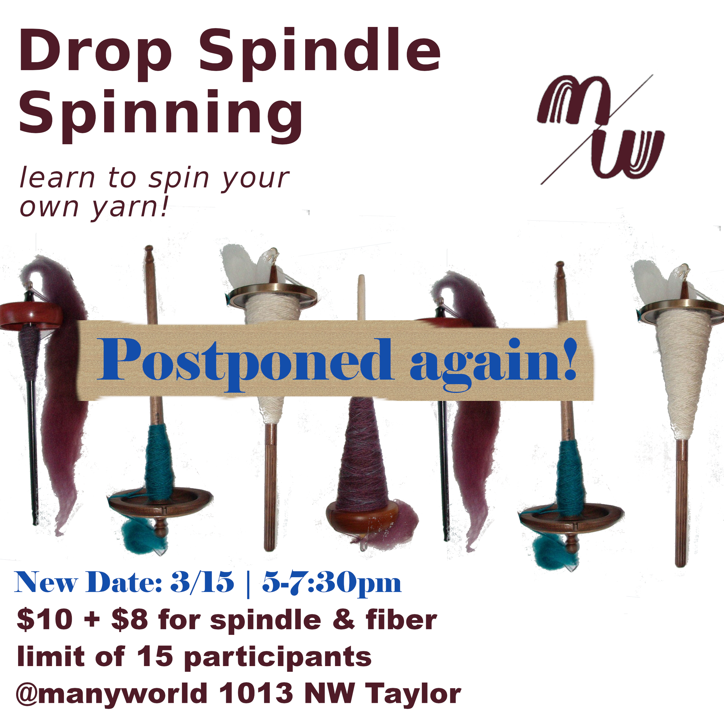 Drop Spindle Workshop