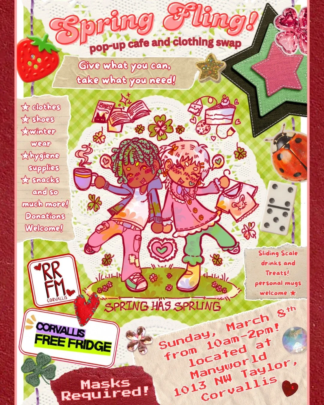 Pop-up Cafe and Clothing Swap