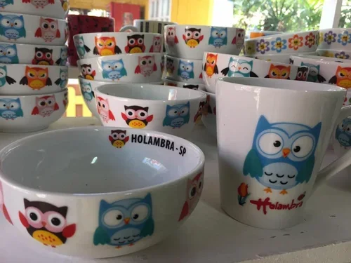 Canecas de porcelana souvenir Brasil 