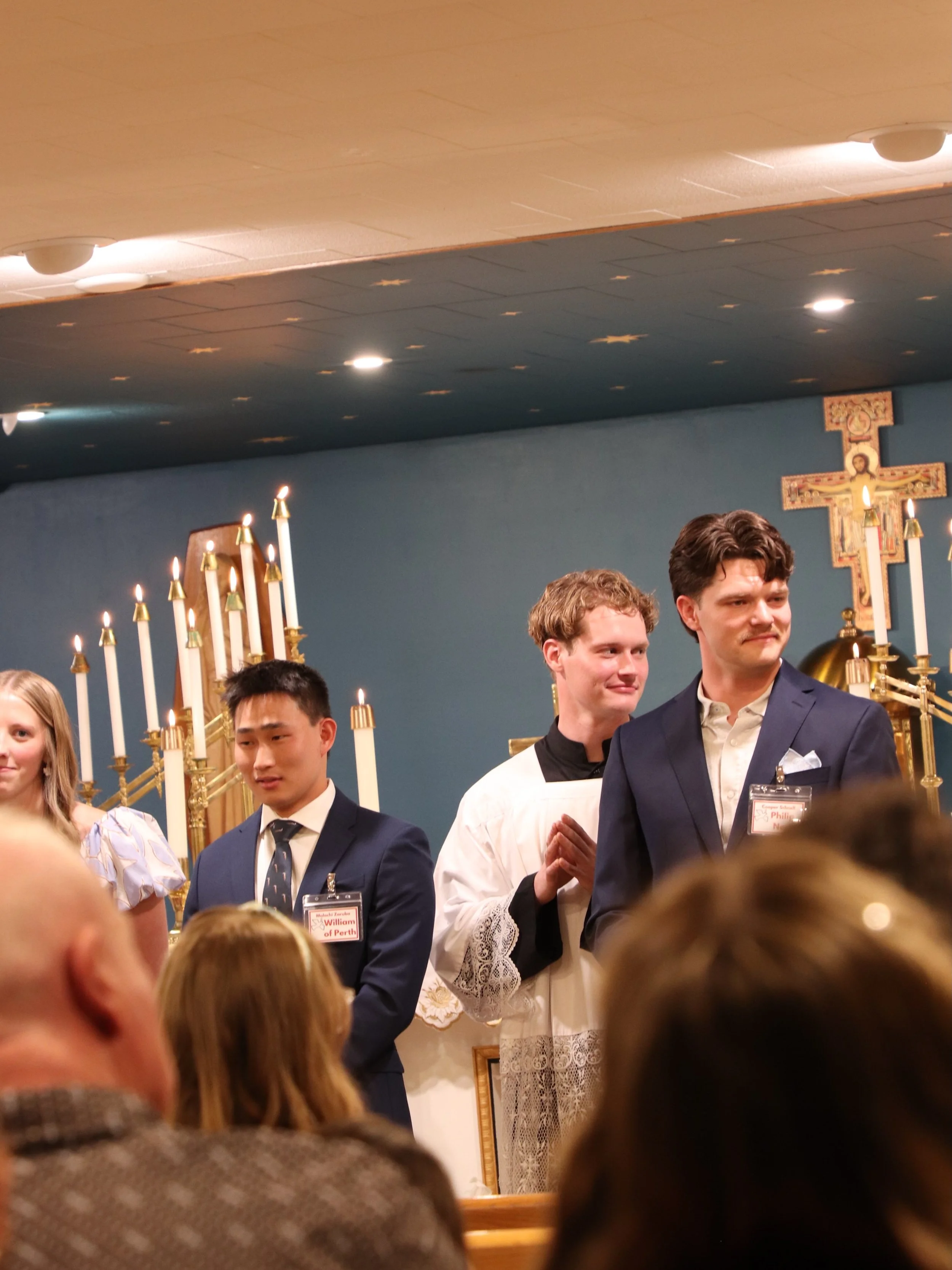 Are you looking to join the Catholic Church or learn more about the faith? Come and join us on Wednesday nights at 6-7 pm in the Dining Hall, next to the chapel! 

What is OCIA? It stands for the Order of Christian Initiation of Adults. Every week a 
