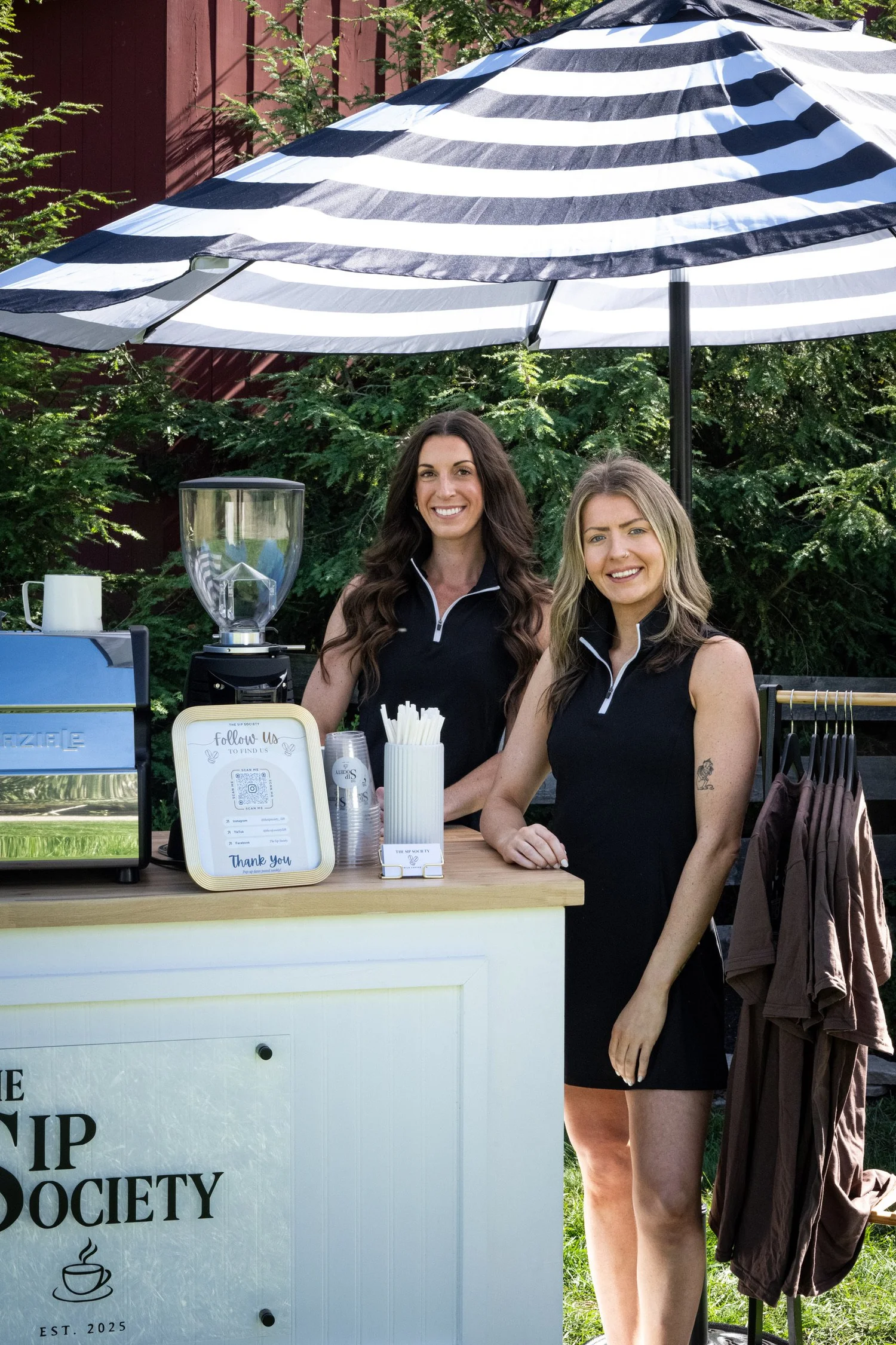 The Sip Society mobile coffee cart and team in Albany, NY