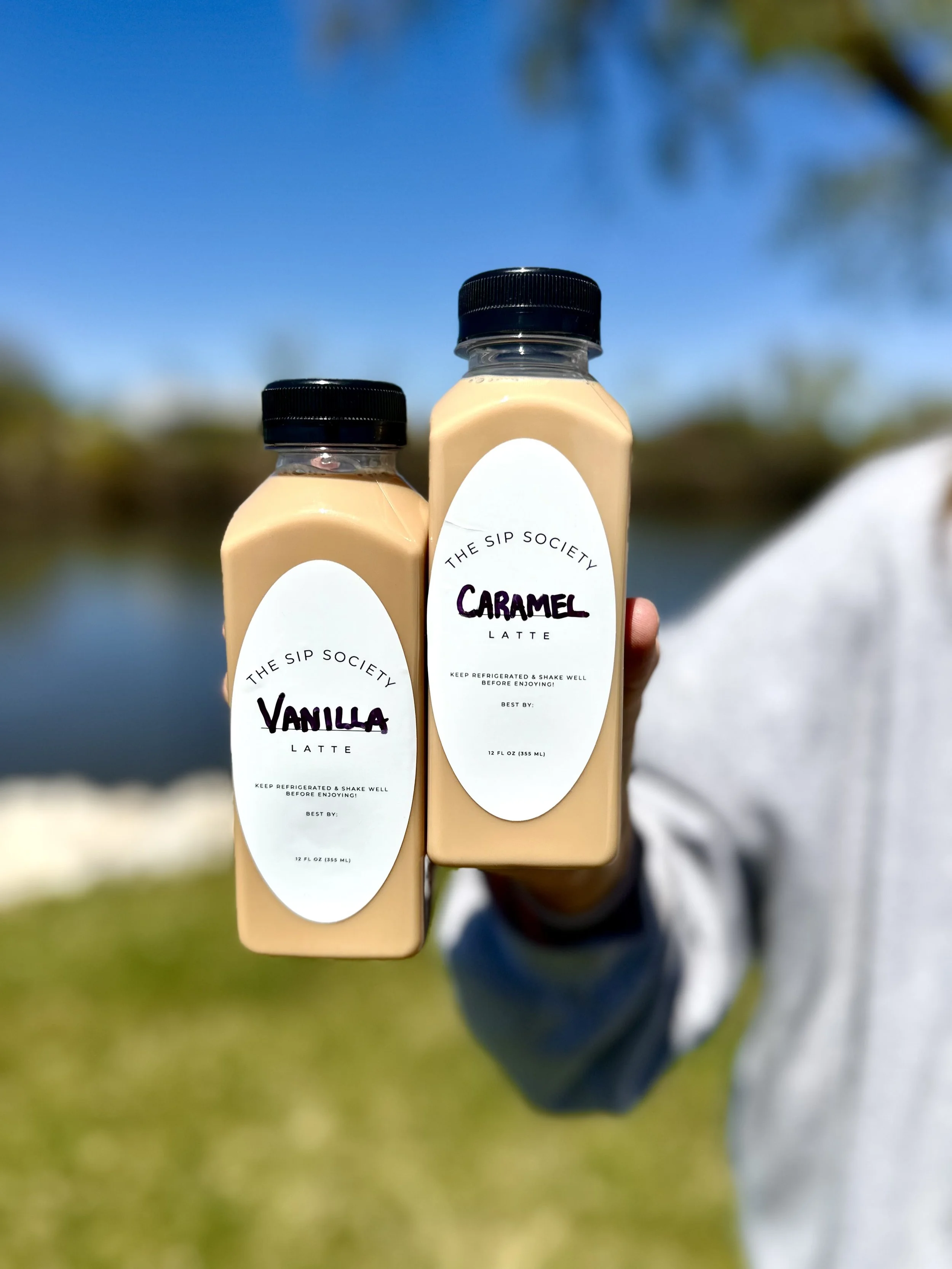 4 Caramel Bottled Lattes