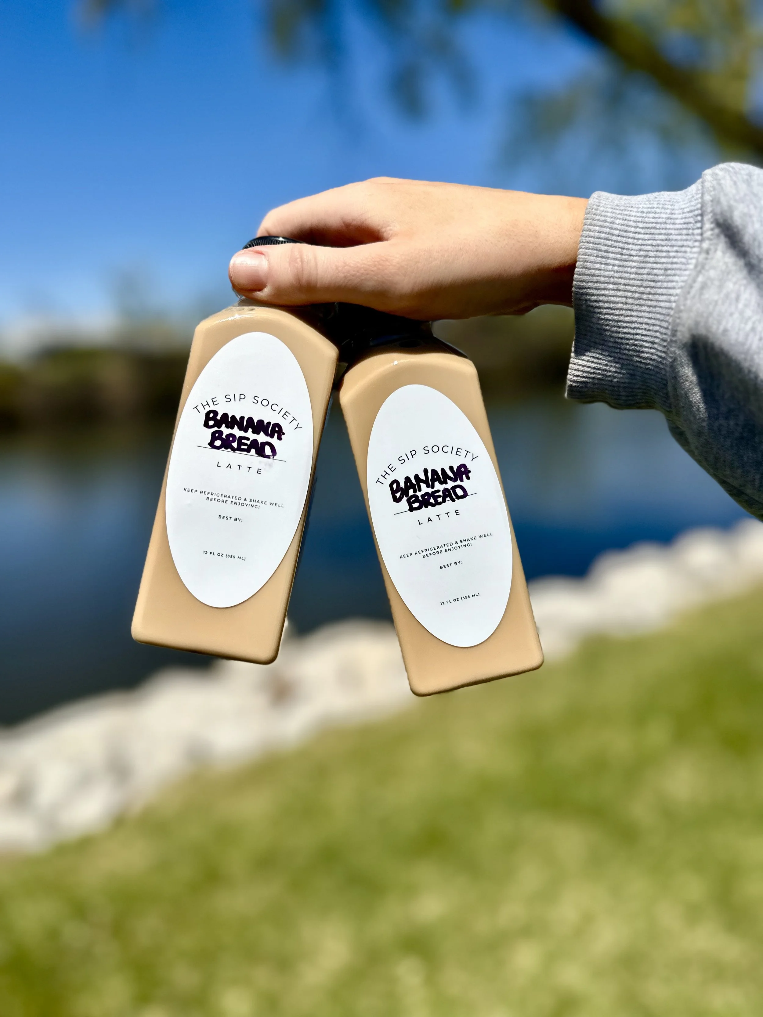 4 Banana Bread Bottled Lattes