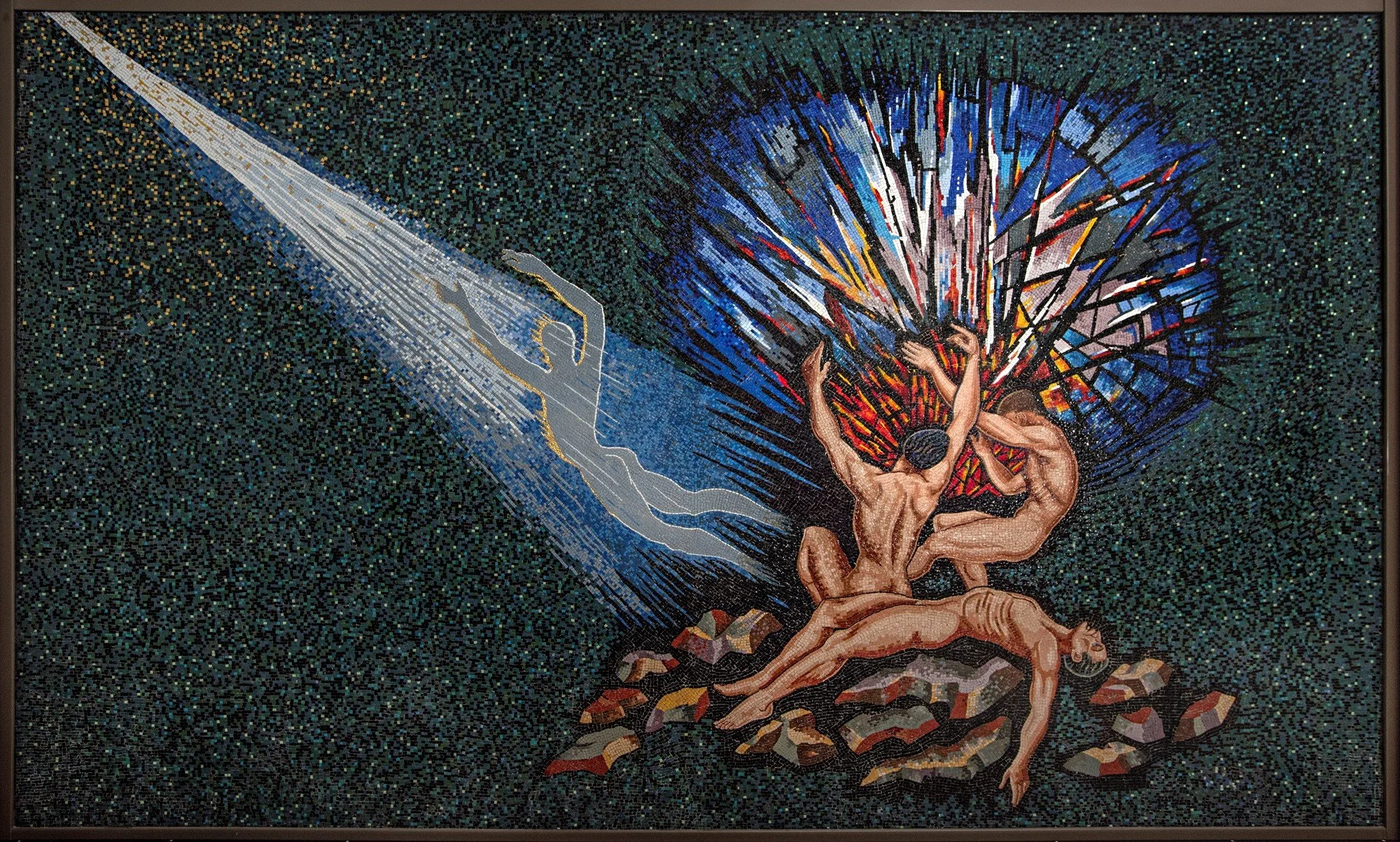 Don Ross mosaic on display for a limited time