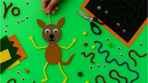 Kids workshop: Movable animal puppets