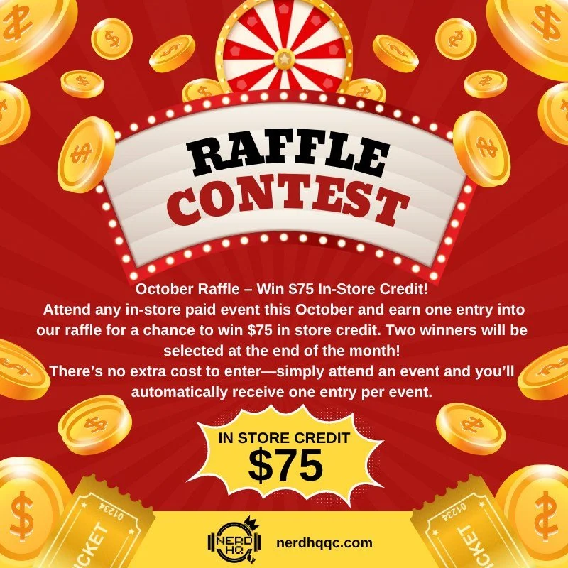 We have the winners for the $75 credit raffles!
Congratulationis to Ryan &amp; Jennifer! We will be contacting you about your prizes!