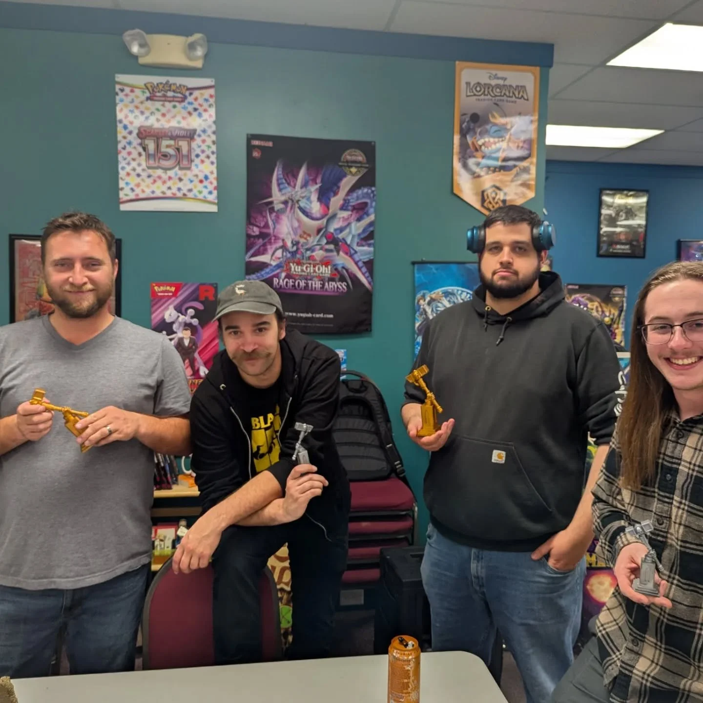 Congratulations to Team "Custonids" on winning first place! 
Team "Tony doesn't Know" won 2nd place. Taylor took home the Brass trophy for best sportsmanship, and to Julian for winning the Terrain raffle.
