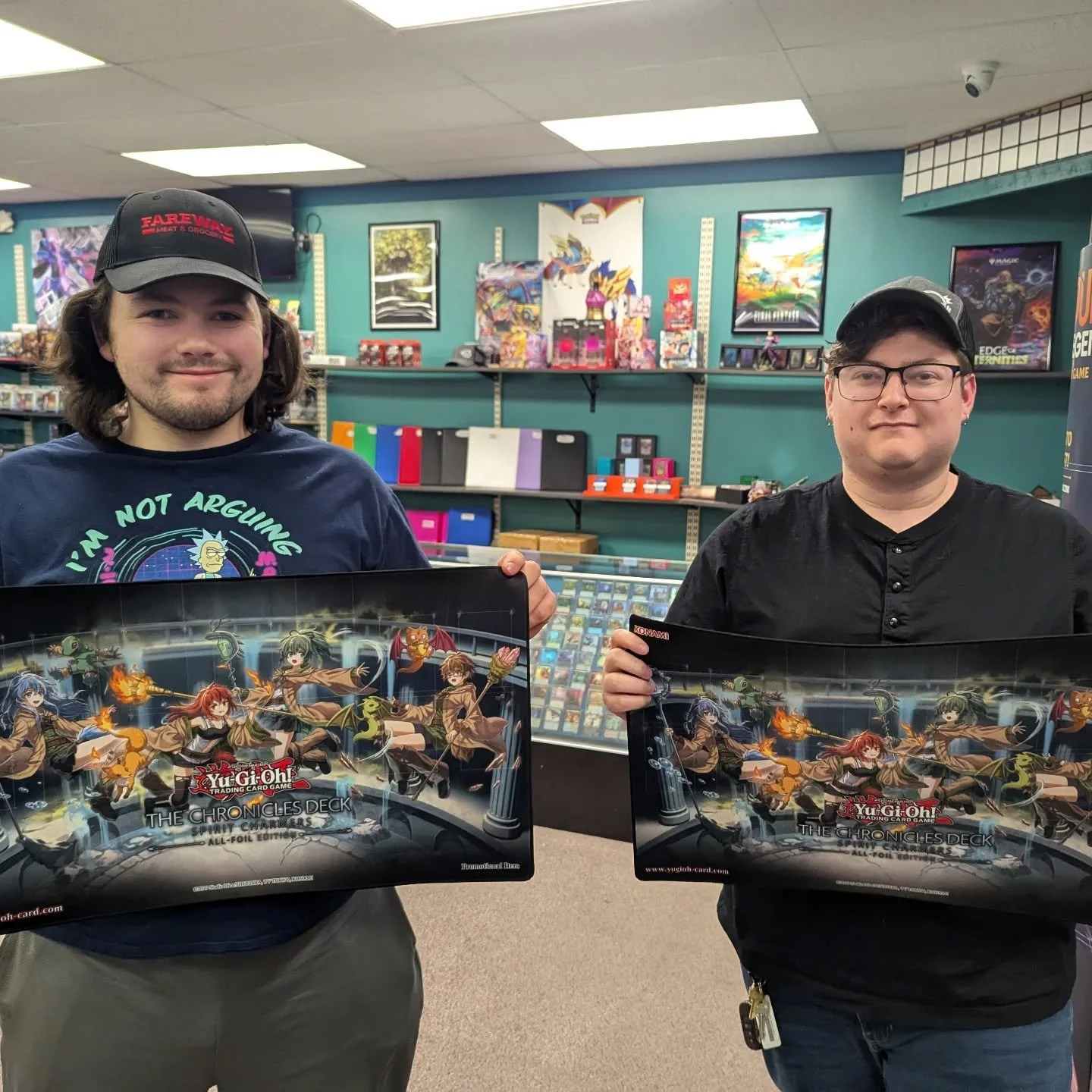 Congratulations 🎉👏 to our Yu-Gi-Oh! Win-A-Mat tournament!

#yugiohtcg #playqc #tcg #davenportia
