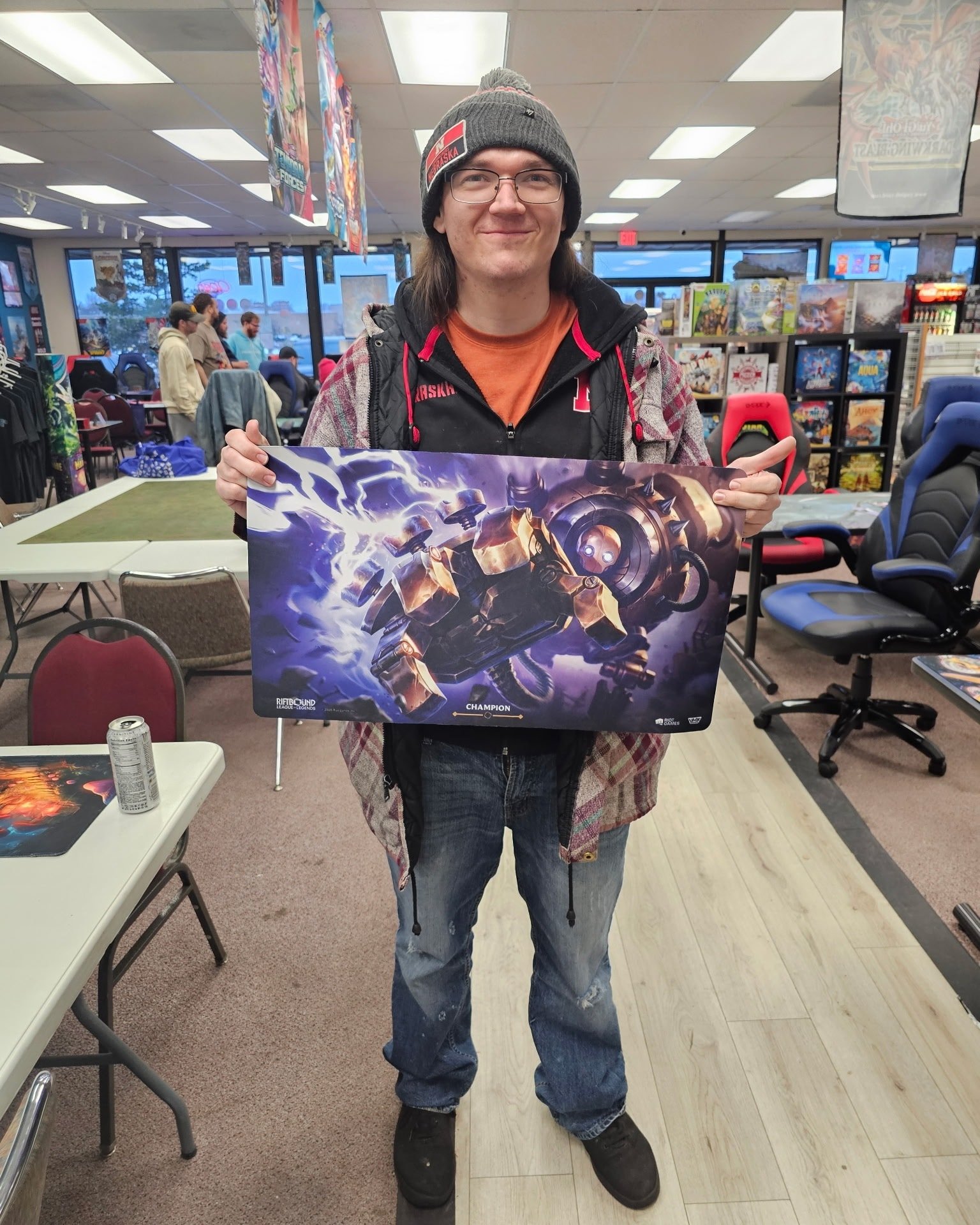 Congratulations 🎉 to our RiftBound Skirmish winner Ben!