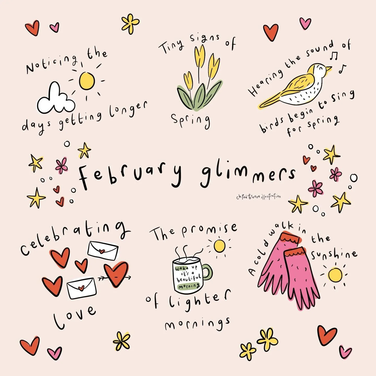 F E B R U A R Y glimmers 🌟

I just love listening to the birds sing in the morning, is there any that you would add?

#february #february2026 #glimmers