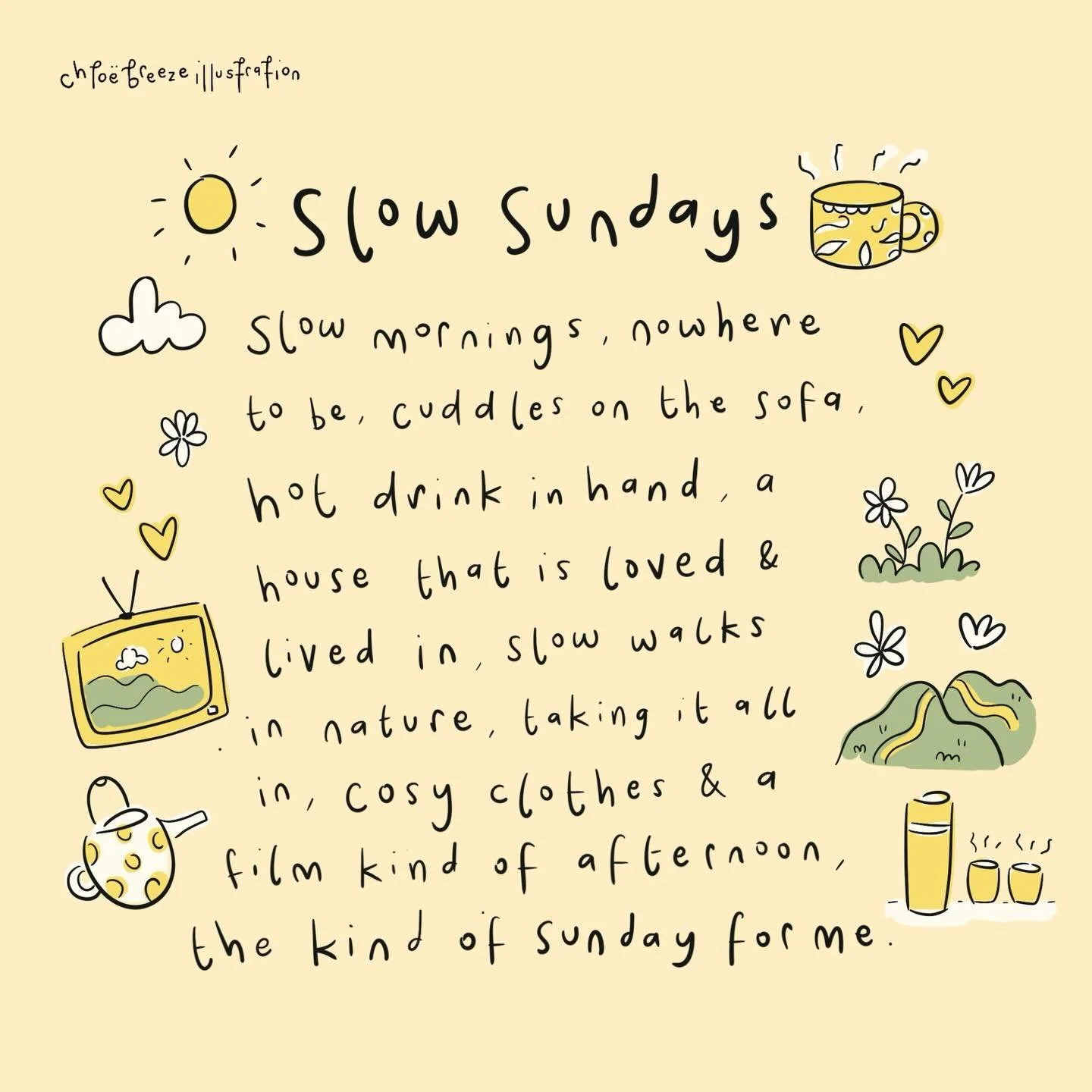 Y E S to slow Sundays 💛

What do you love about Sundays? 

#sundaymood☀️ #sundays #sundaymornings #slowsunday #slowsundayclub