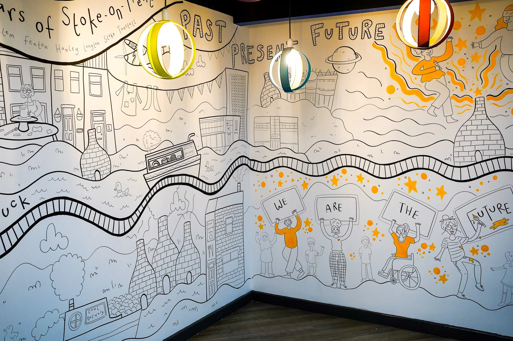 YMCA 100 Years of Stoke-On-Trent Community Mural