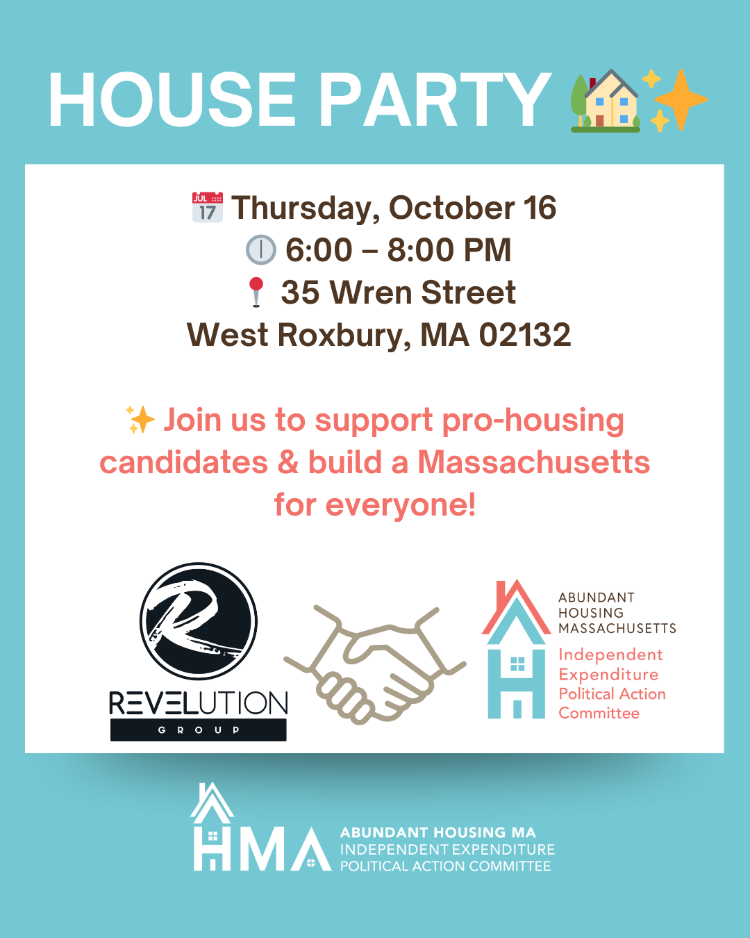 Revelution Group 🤝 AHMA IE PAC House Party