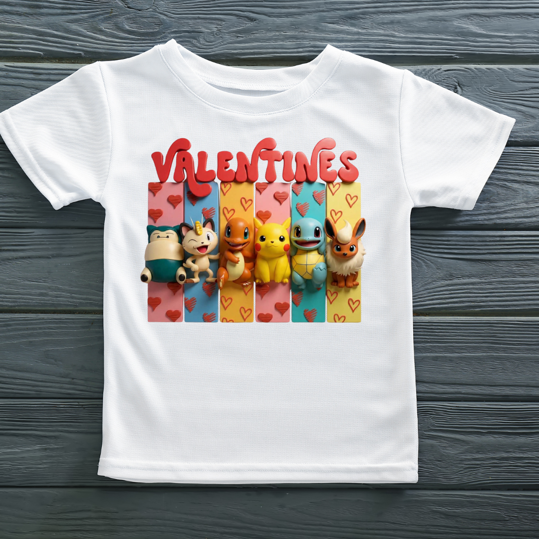 Pop art Poke Valentine DTF