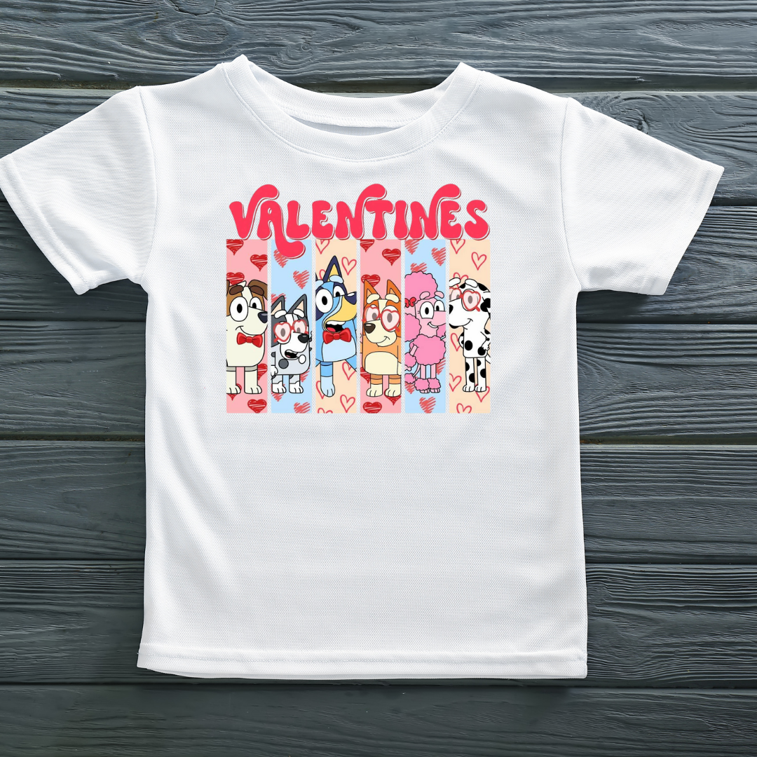 Bluey Valentine's DTF