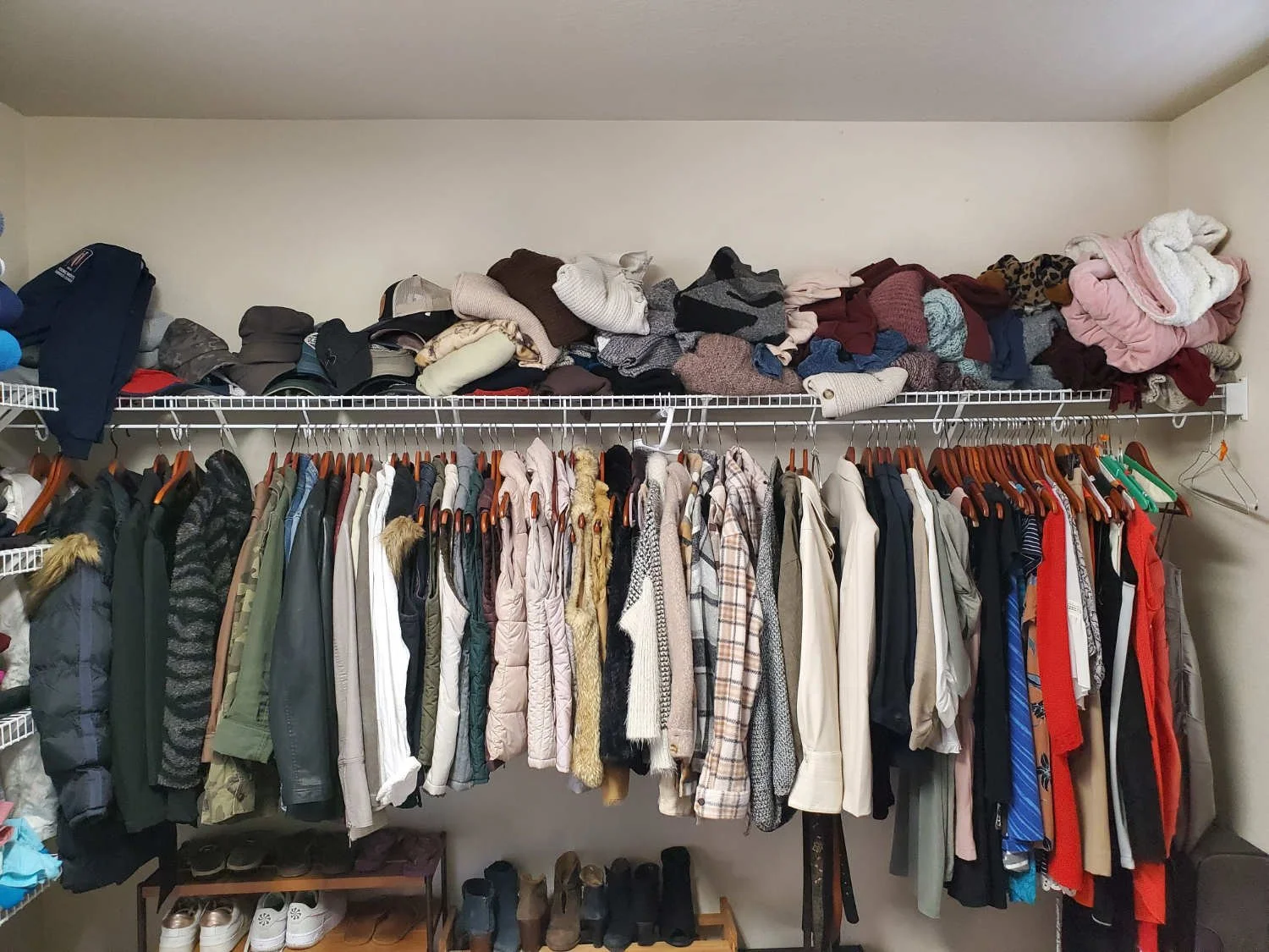 Unorganized Closet