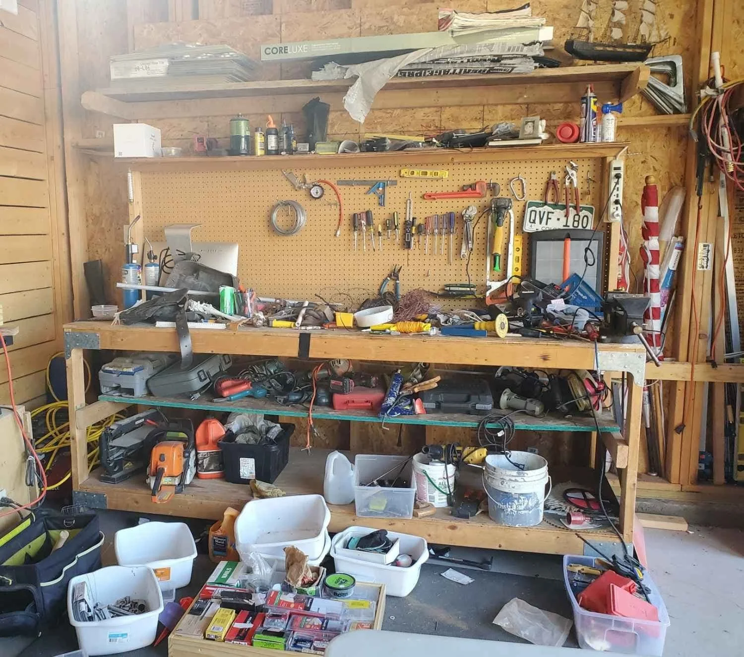 Unorganized Garage