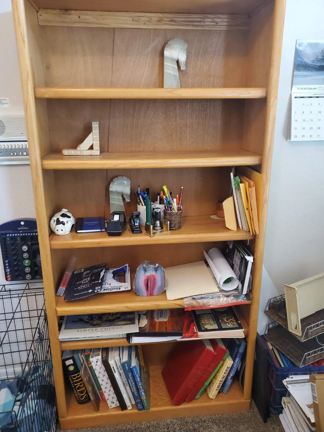 Unorganized Shelves
