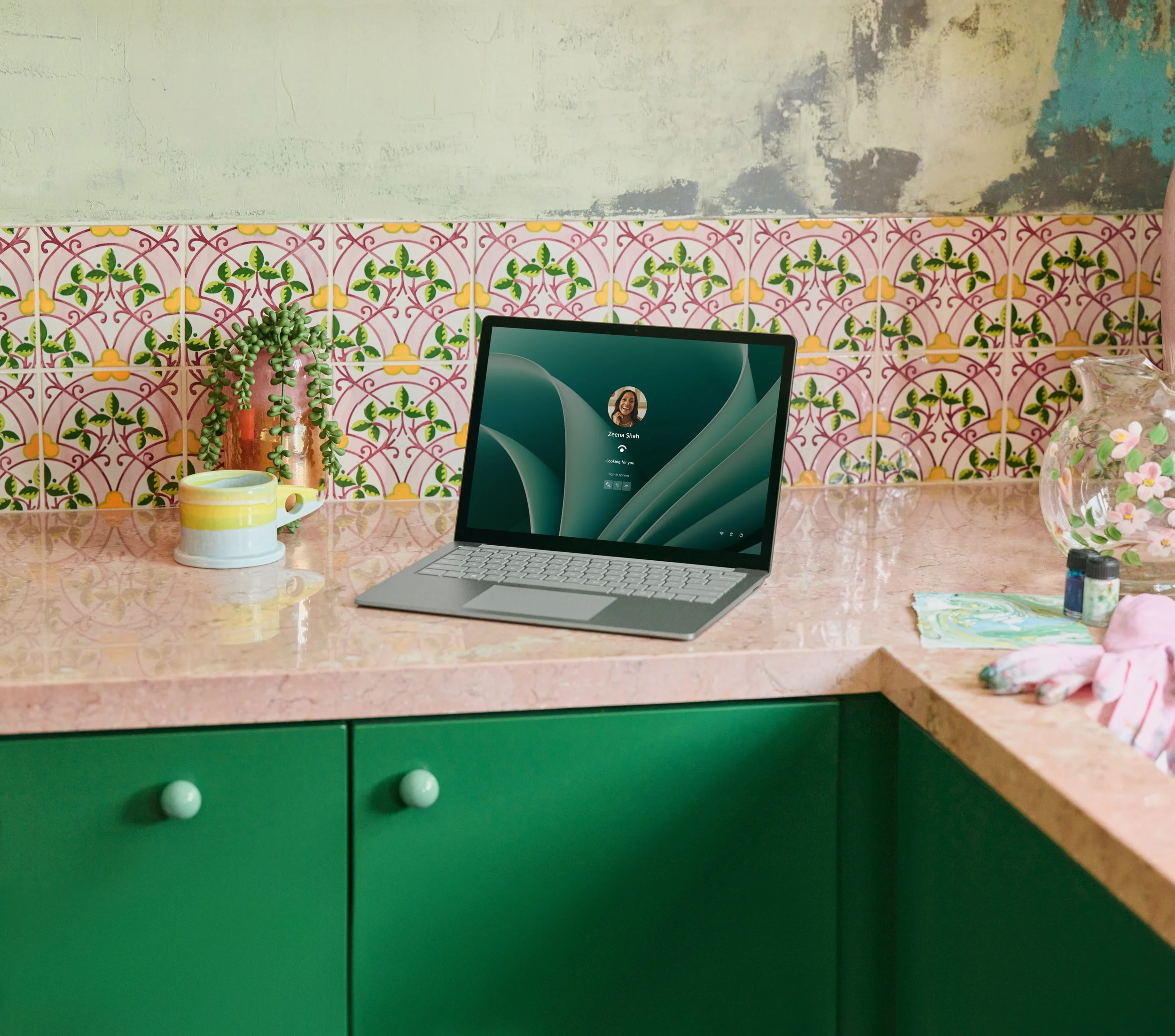 Surface Laptop featured in the award-winning Designed by Microsoft, Made for You brand campaign.