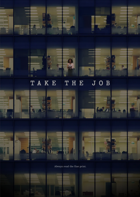 Take the Job. Written by Moni Oyedepo and directed by Bresha Webb. Starring Candice Renee, Jamie Kaler, Loni Love, Frank Tran, and Anna MaHimer. Streaming now on Peacock.