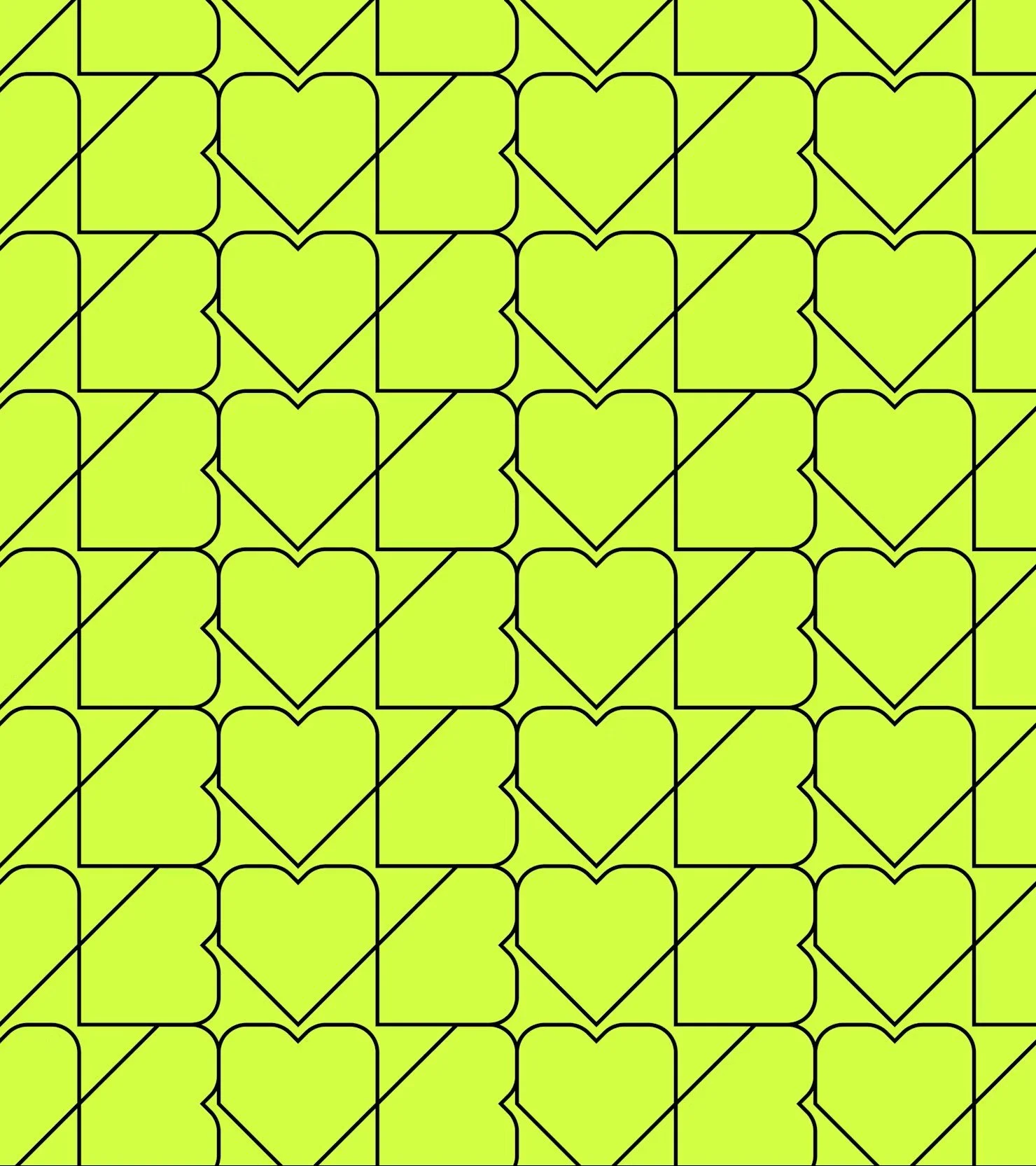 Kevin Hart's Hartbeat logo pattern in neon yellow