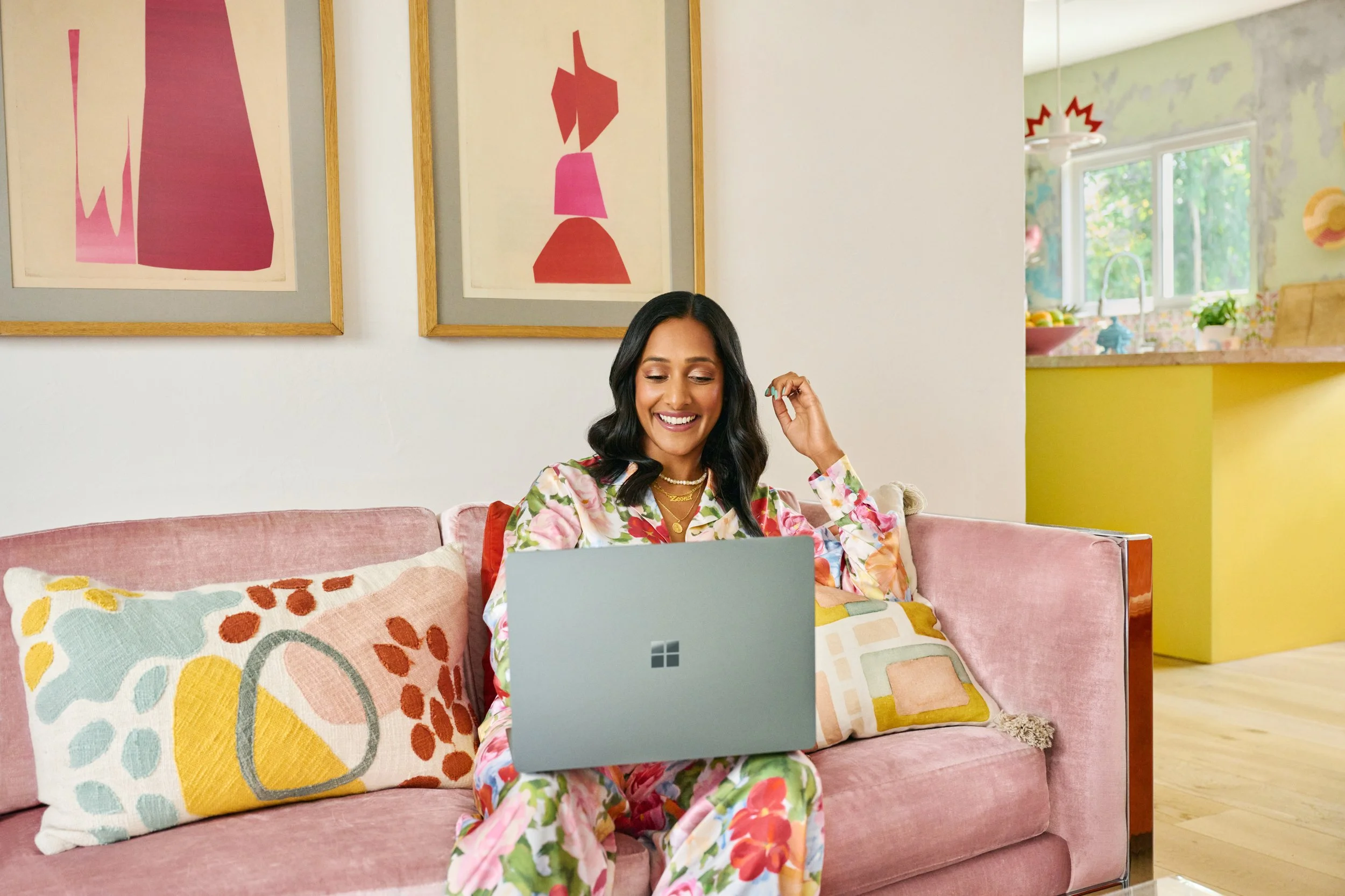 Stylist and creator Zeena Shah | Microsoft Brand Campaign