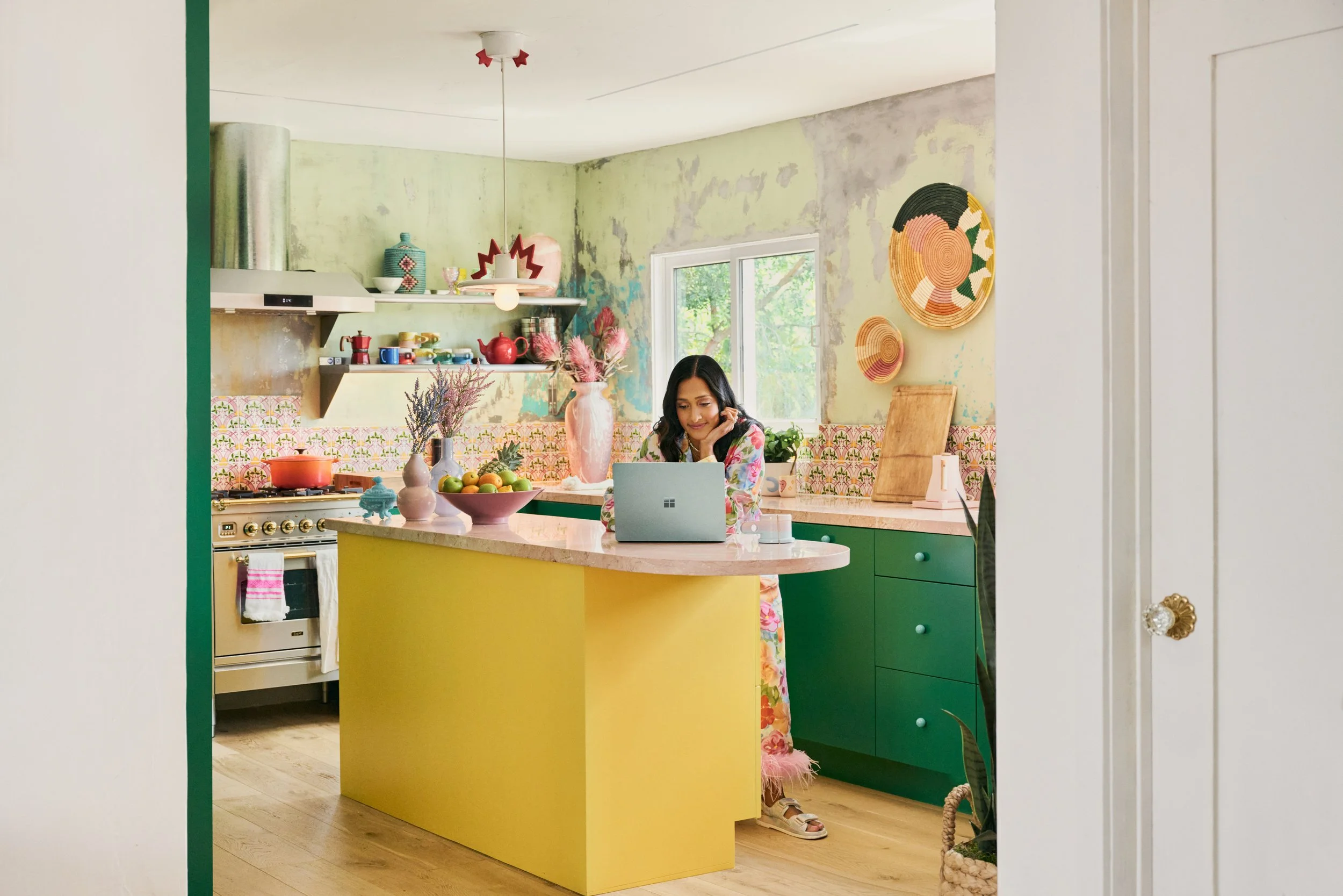 Stylist and creator Zeena Shah featured in the award-winning Designed by Microsoft, Made for You brand campaign.