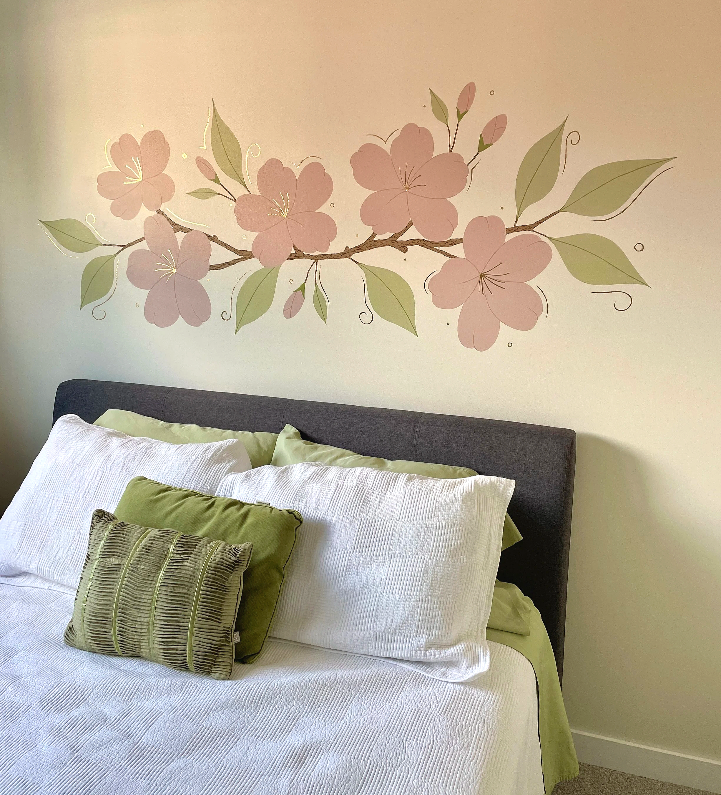 Gold Leaf Florals
