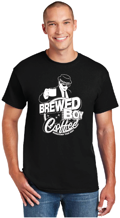 Classic Brewed Boy Coffee T-Shirt