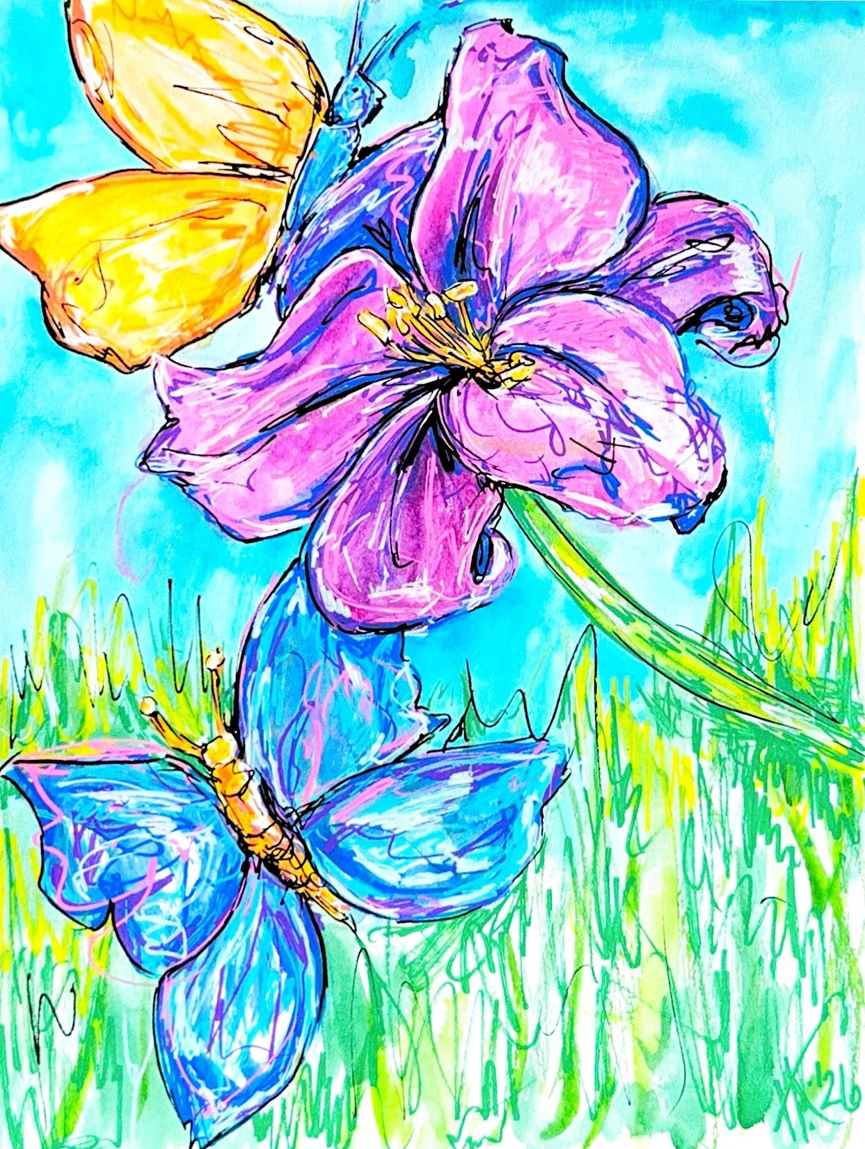 butterfly flowers