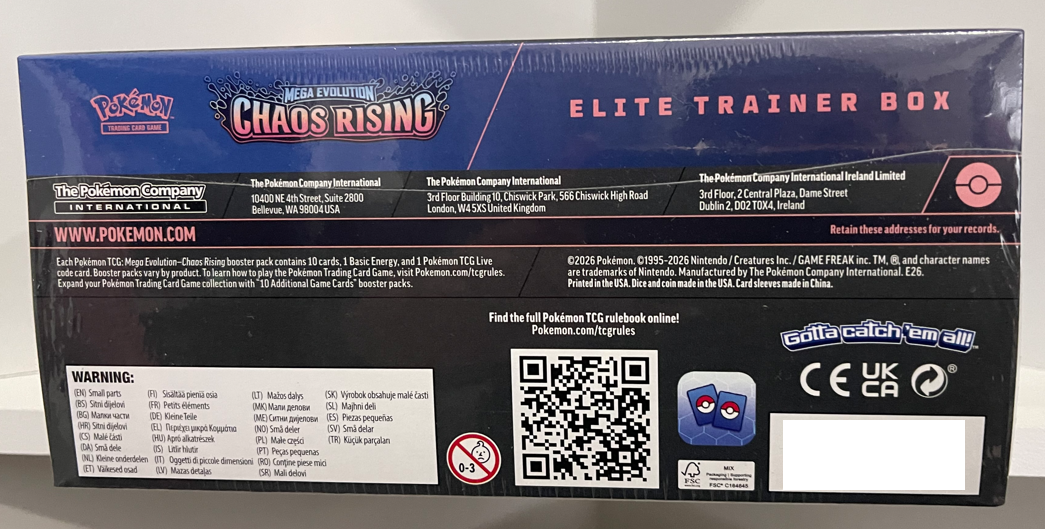 Pokémon Mega Evolution Chaos Rising Elite Trainer Box - Bottom.PNG