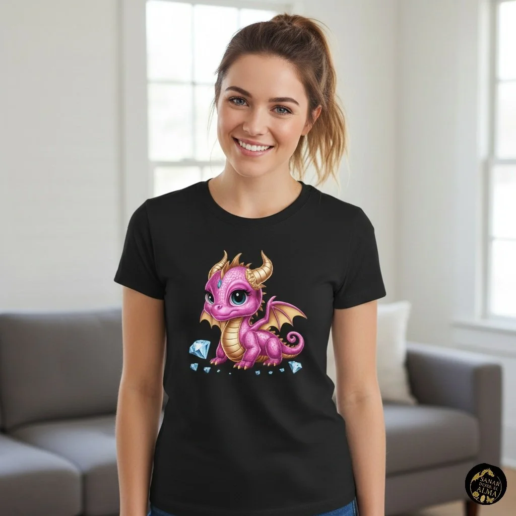 Dragone Bebé – Pequeño Guardiane De Luz (Rosa)