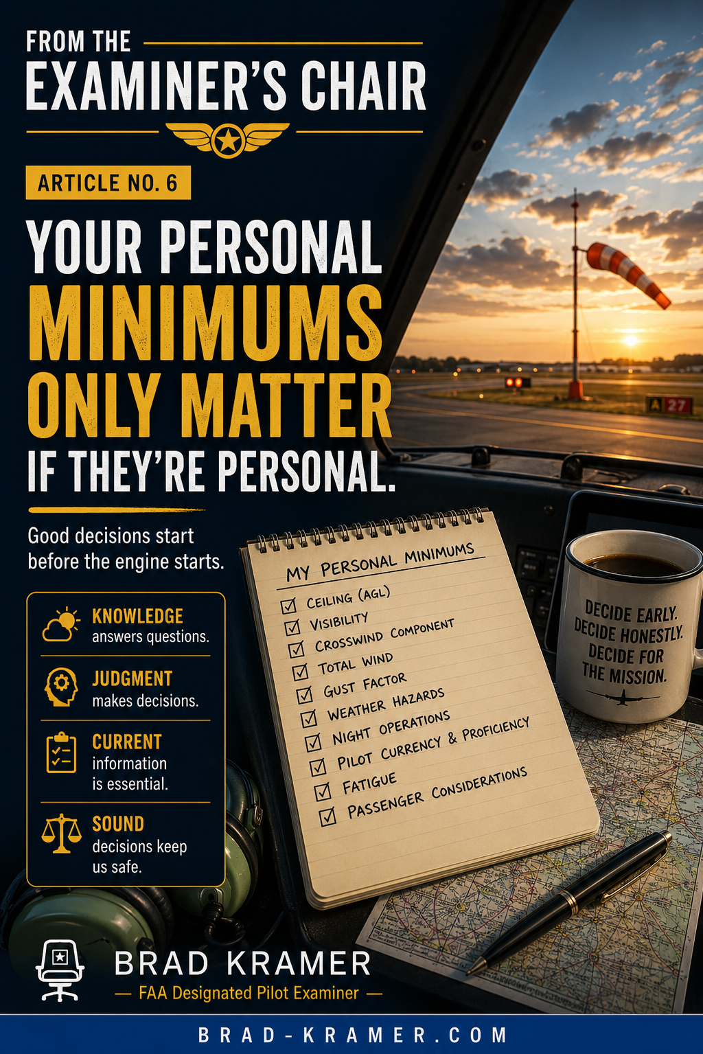 Your Personal Minimums Only Matter If They're Personal