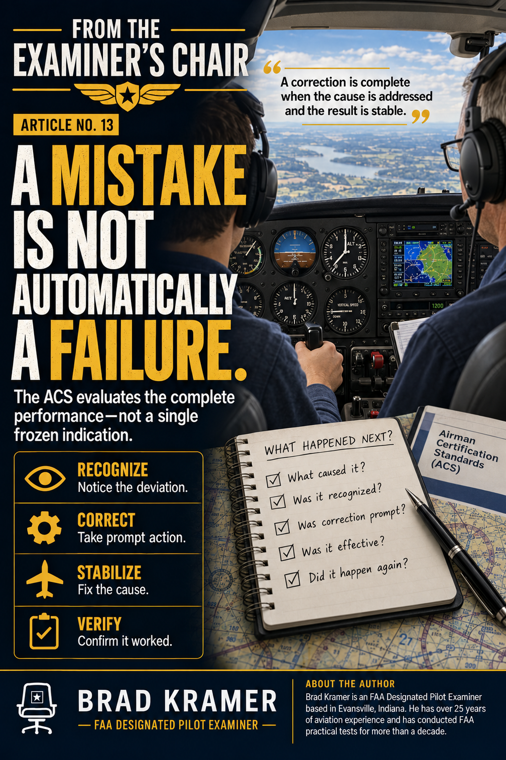 A Mistake Is Not Automatically a Failure