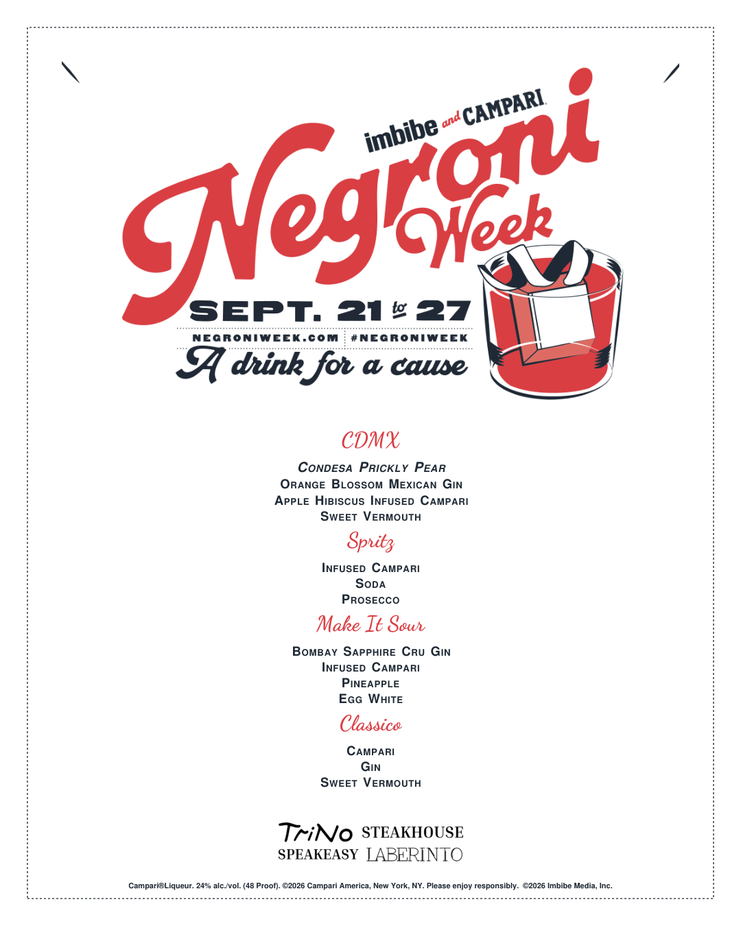 Chicago Negroni Week #Negroniweek