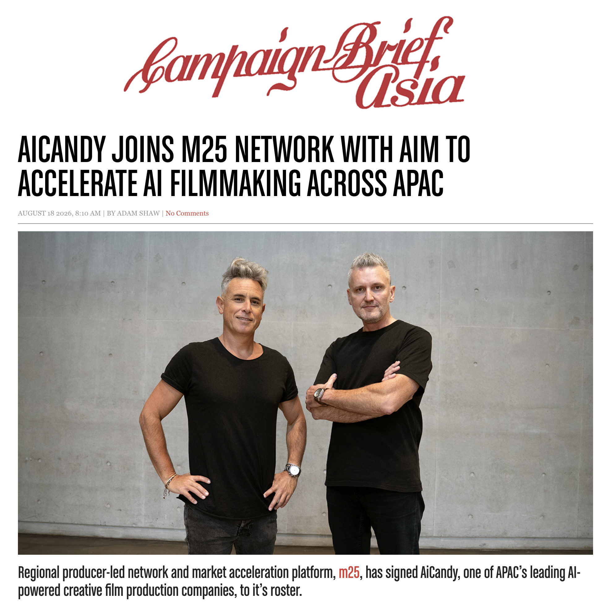 CAMPAIGN BRIEF ASIA