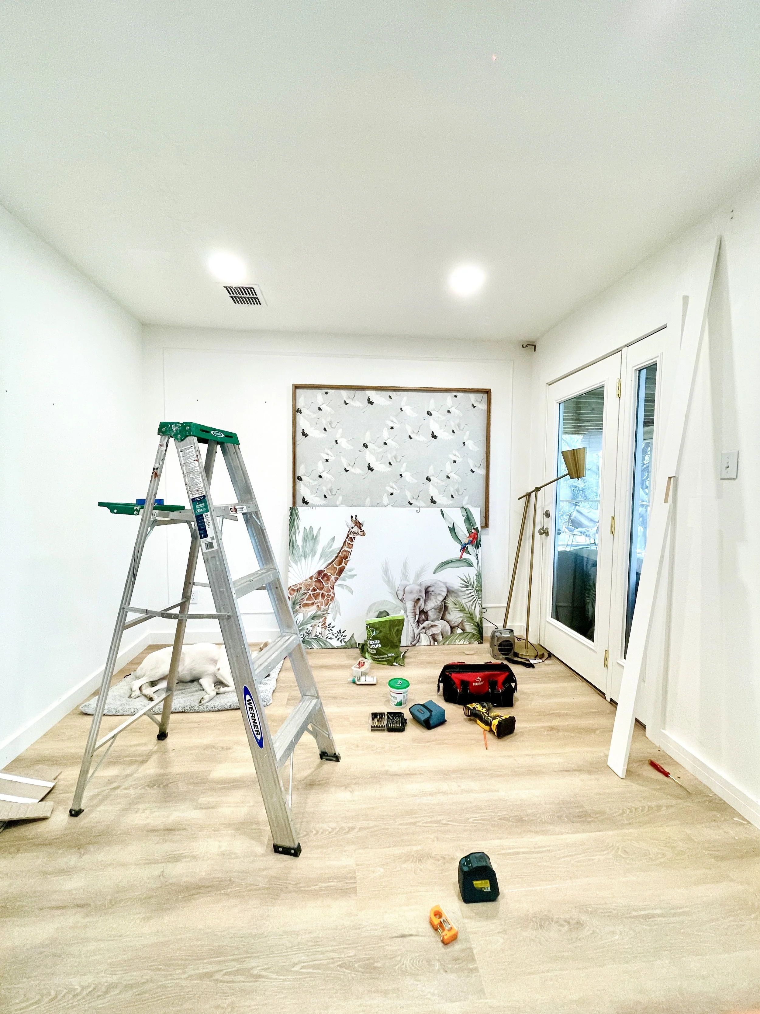 Playroom work in progress