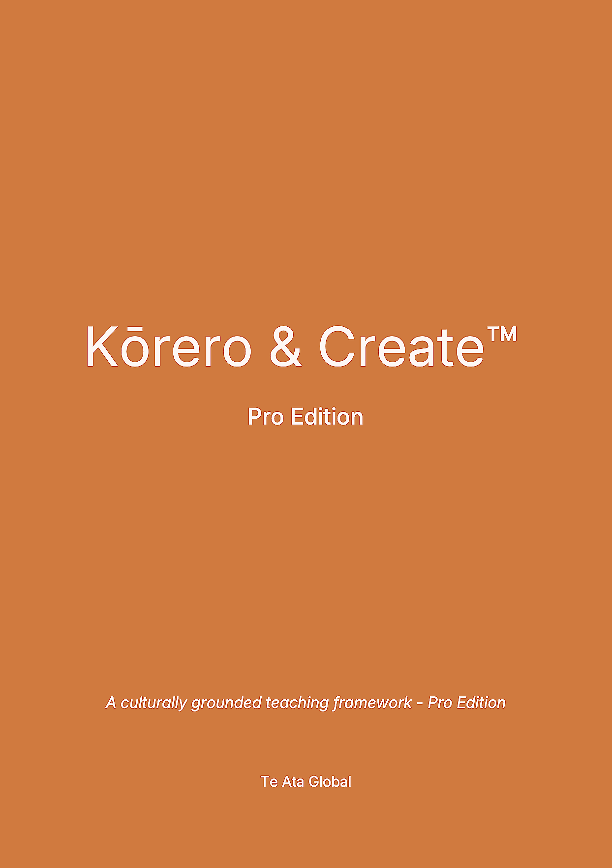 Kōrero & Create™ – Pro Edition