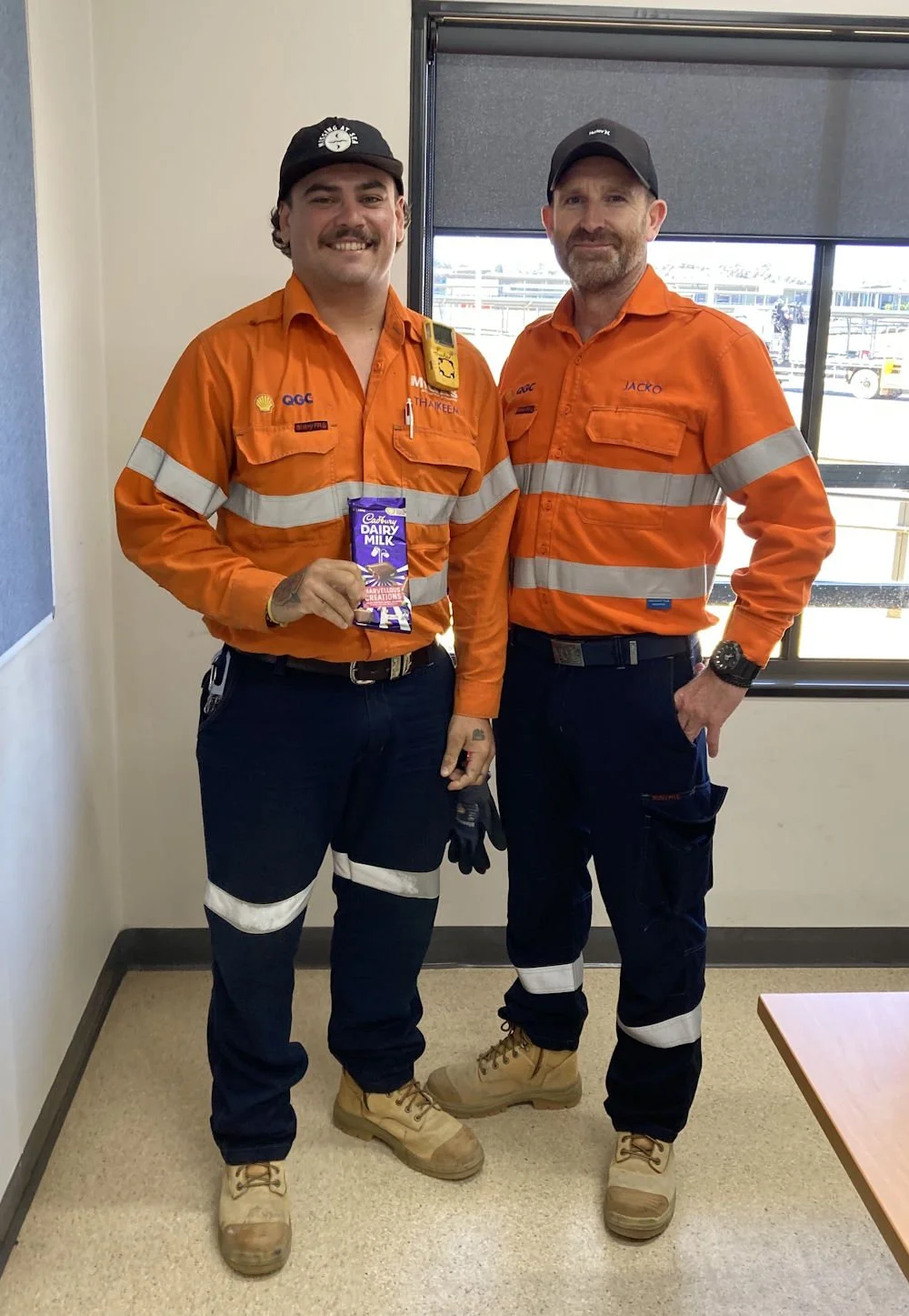 Shell GQC hosted apprentice and supervisor