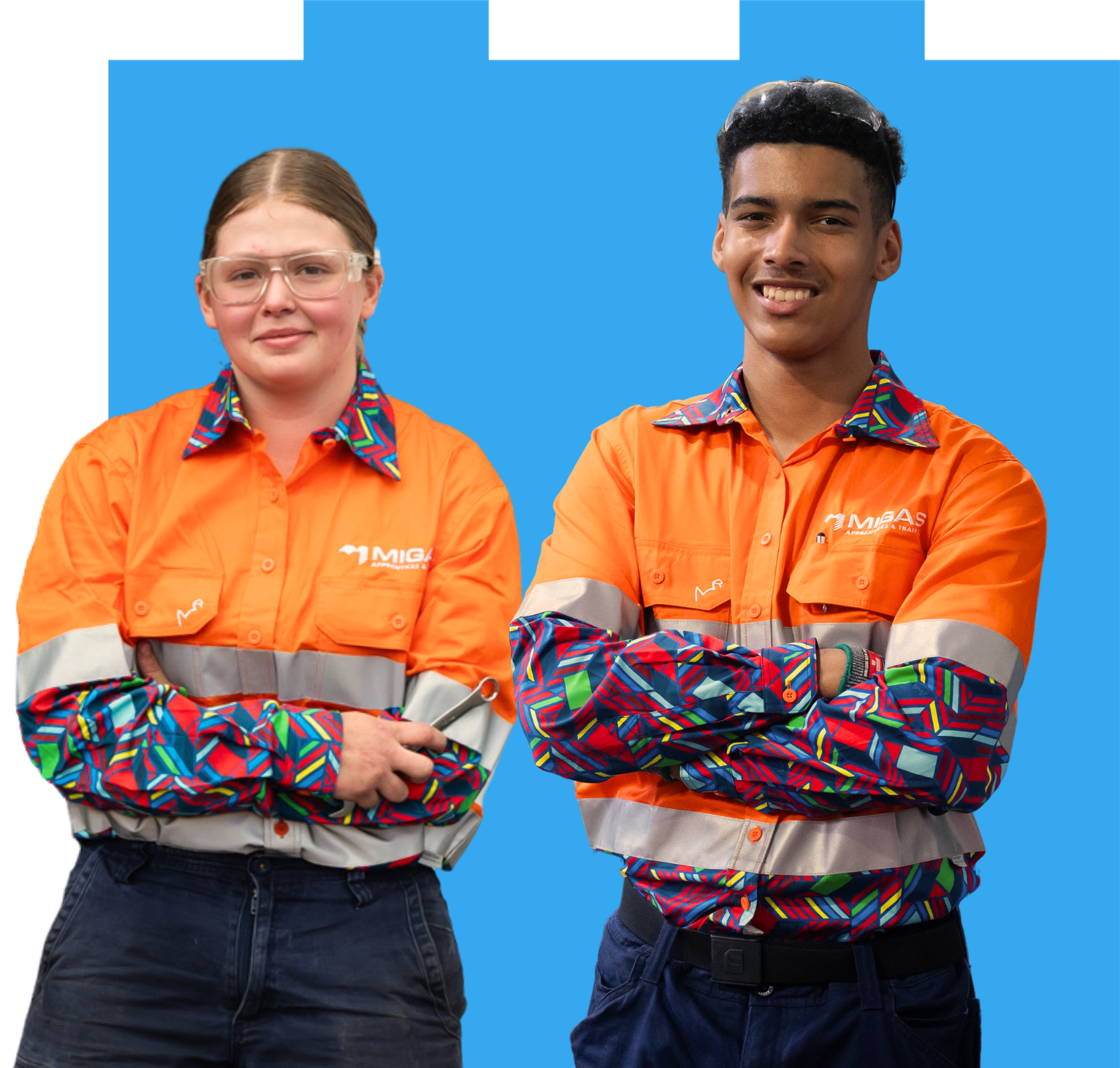 MIGAS apprentices celebrating National Apprenticeship Week