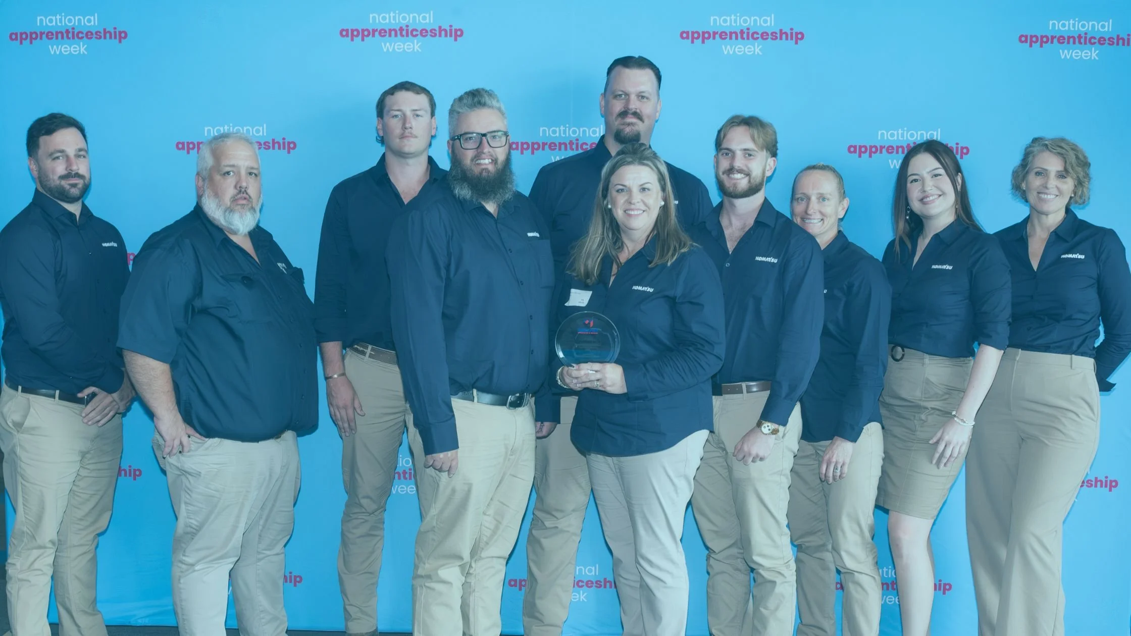 Team from Komatsu Australia